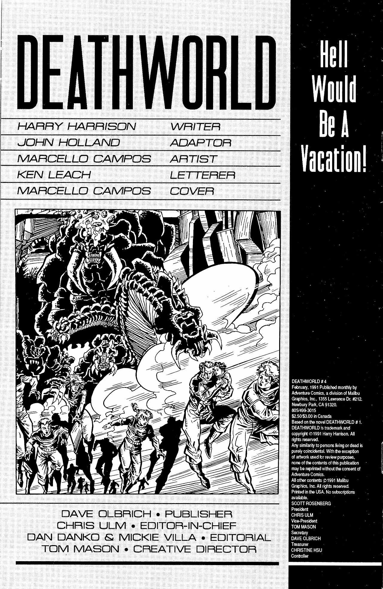 Read online Deathworld comic -  Issue #4 - 2