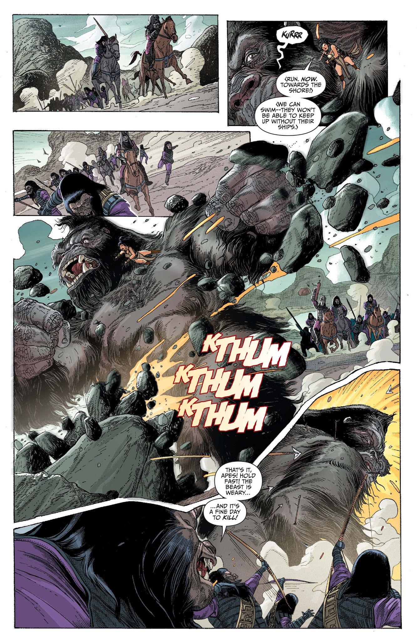 Read online Kong on the Planet of the Apes comic -  Issue #6 - 4