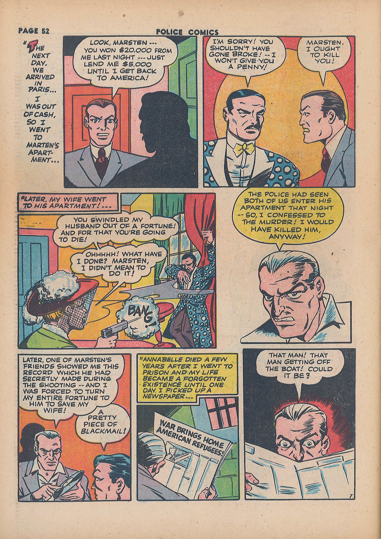 Read online Police Comics comic -  Issue #17 - 54