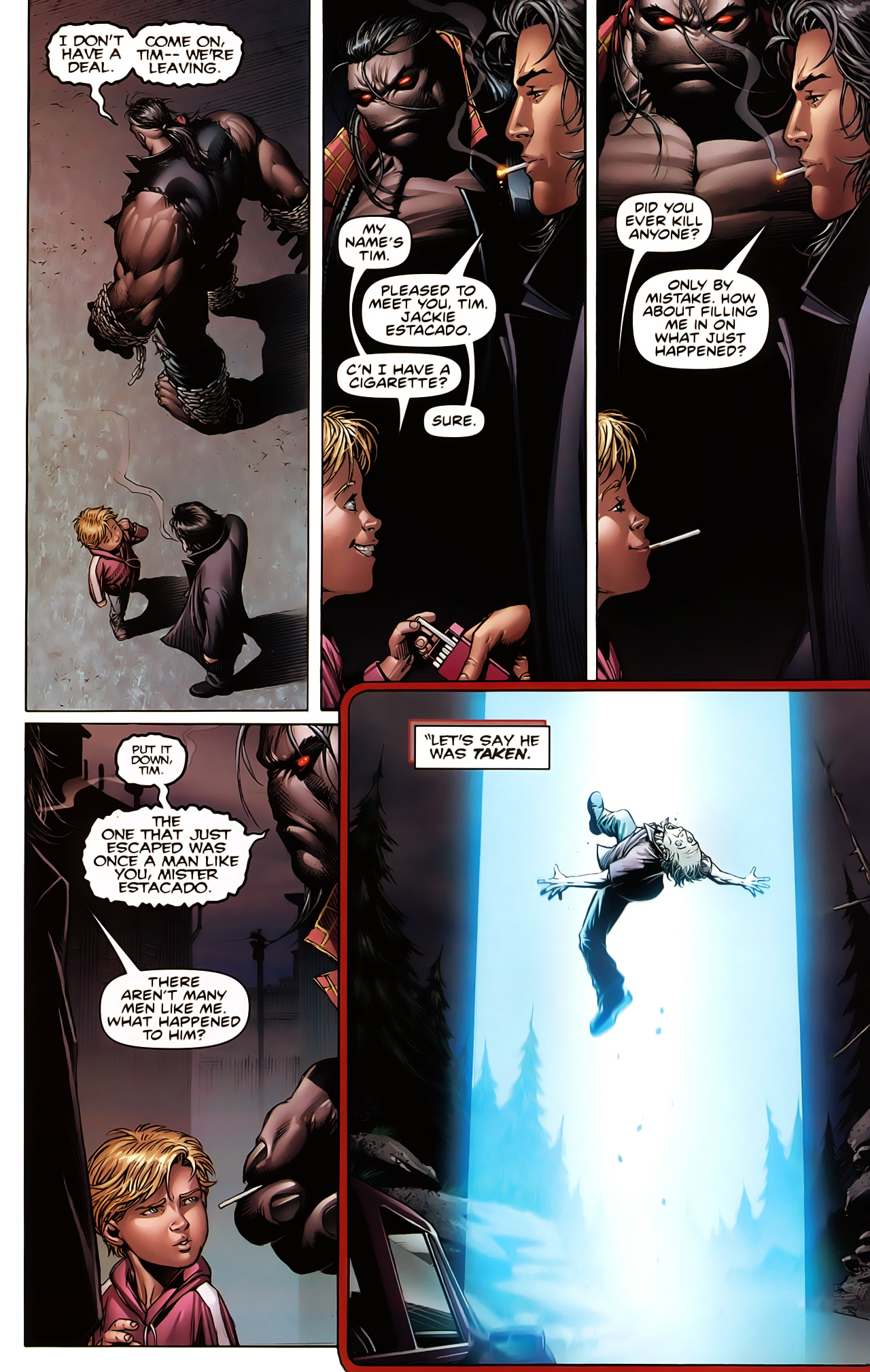 Read online The Darkness/Pitt comic -  Issue #1 - 23