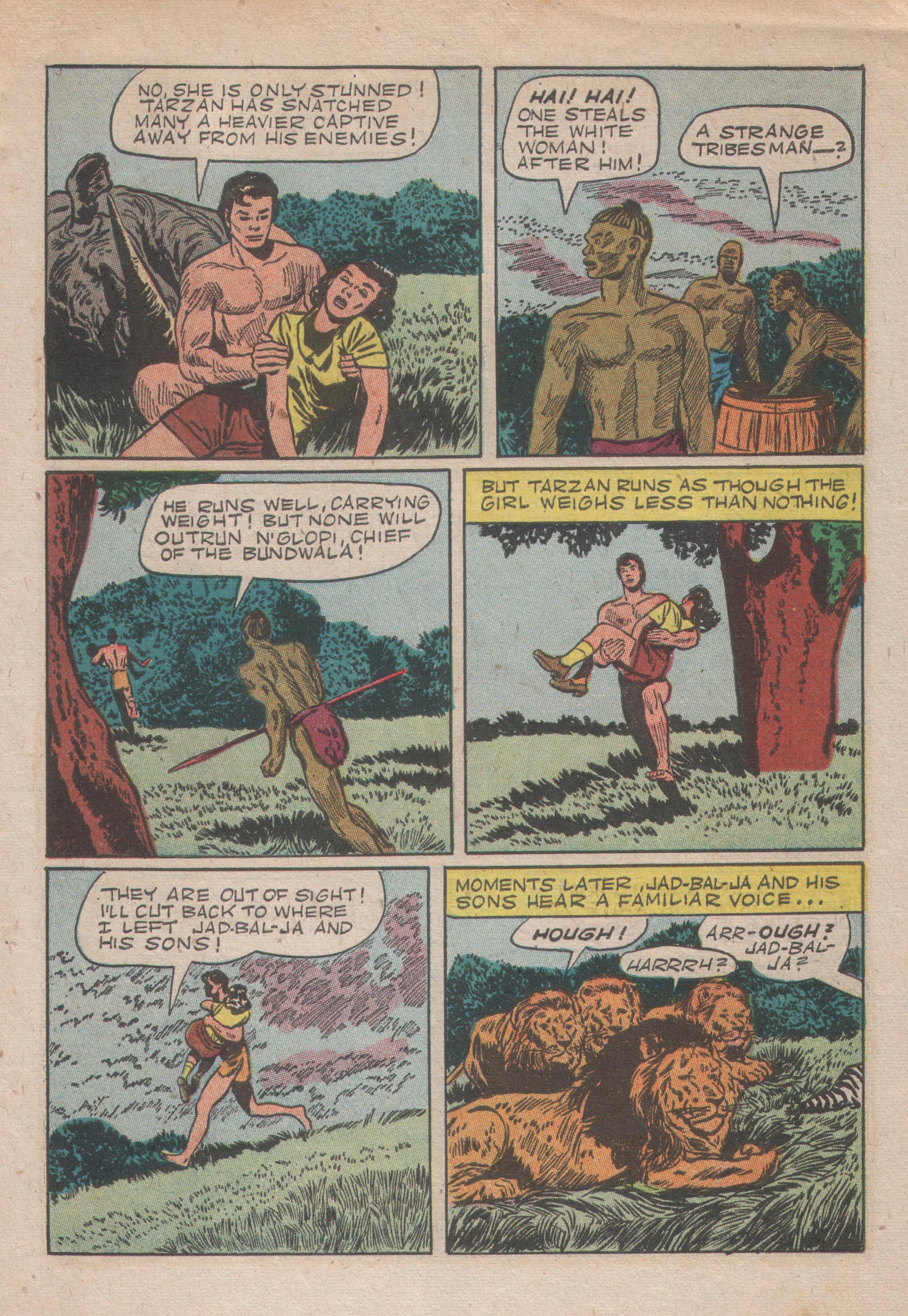 Read online Tarzan (1948) comic -  Issue #34 - 7