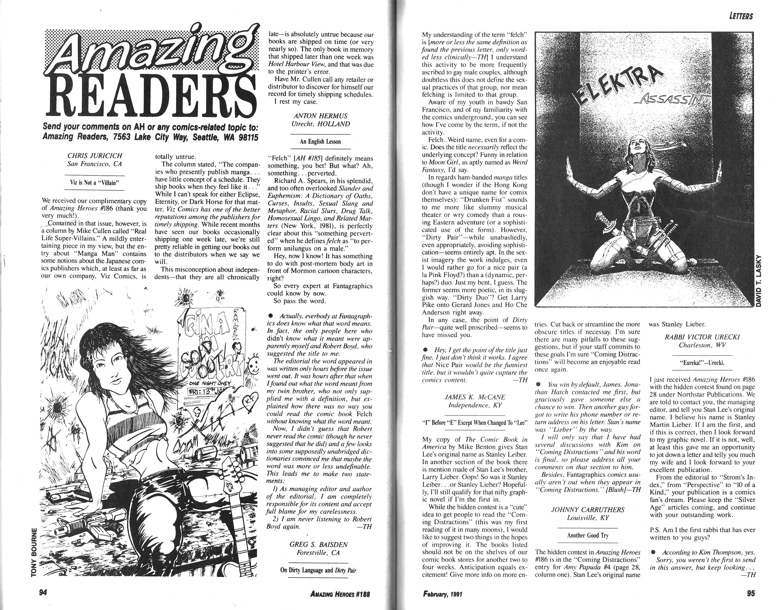 Read online Amazing Heroes comic -  Issue #188 - 64