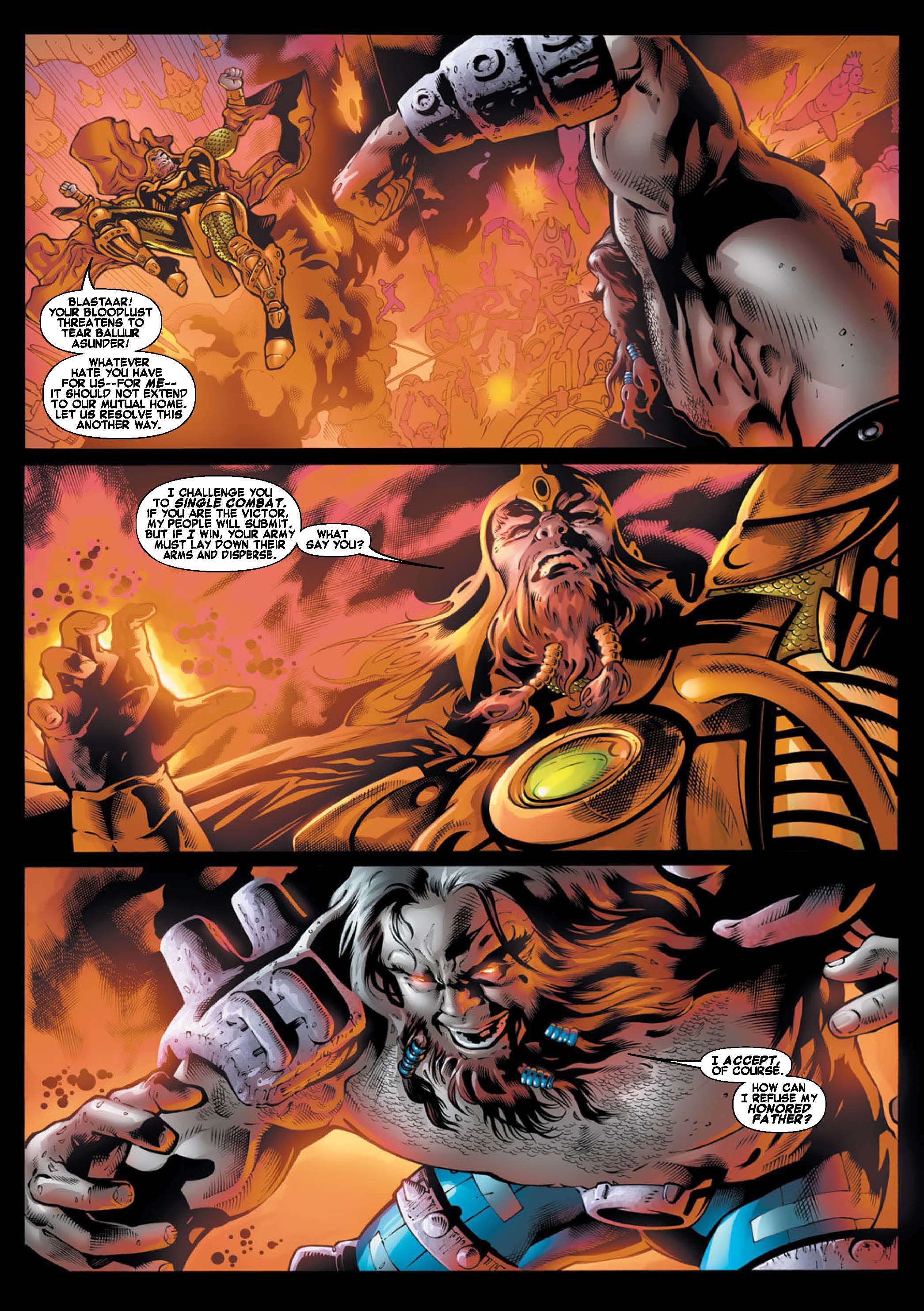 Read online War of Kings: Warriors - Blastaar comic -  Issue #1 - 9