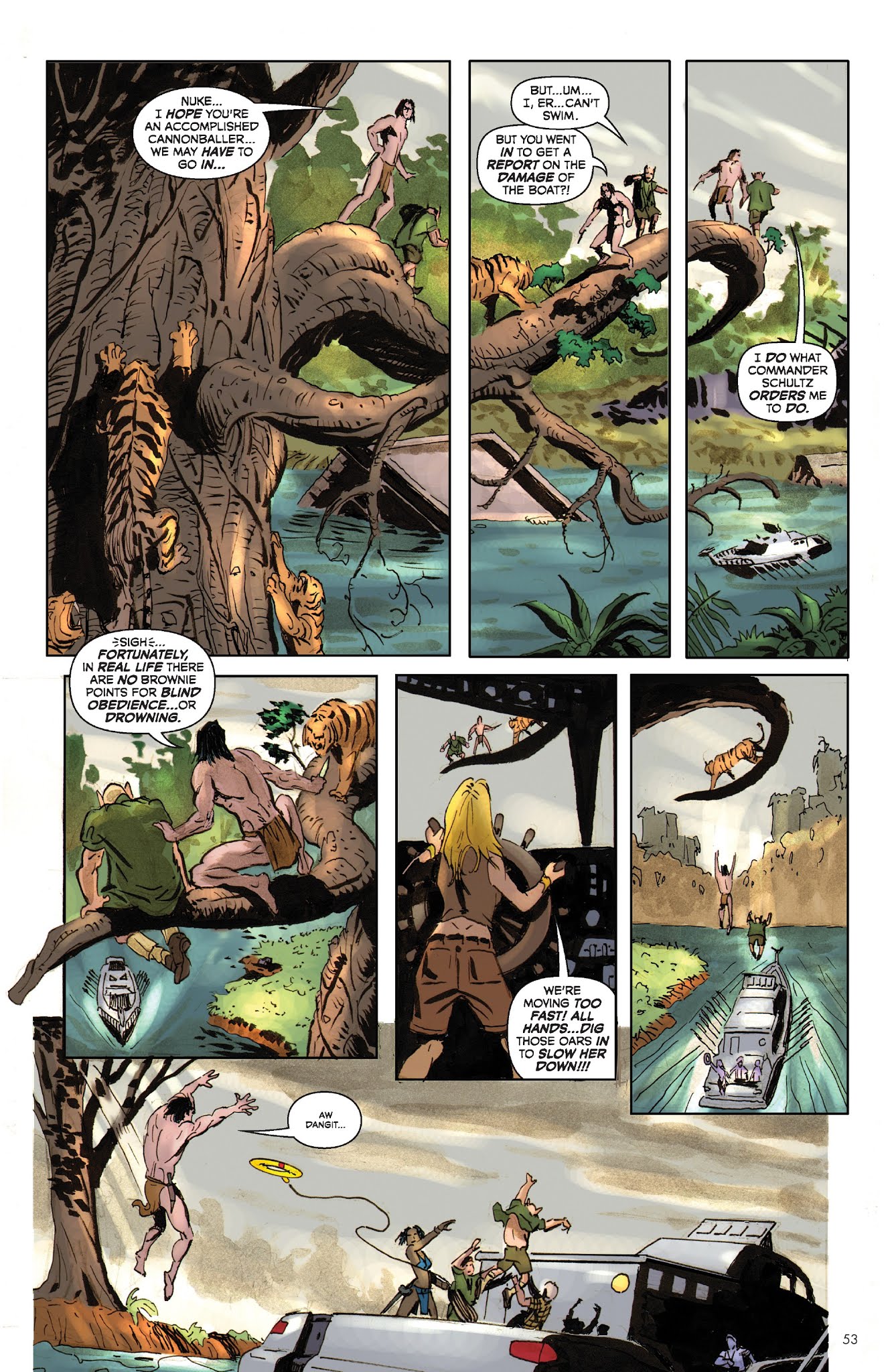 Read online The Once and Future Tarzan comic -  Issue # TPB - 54