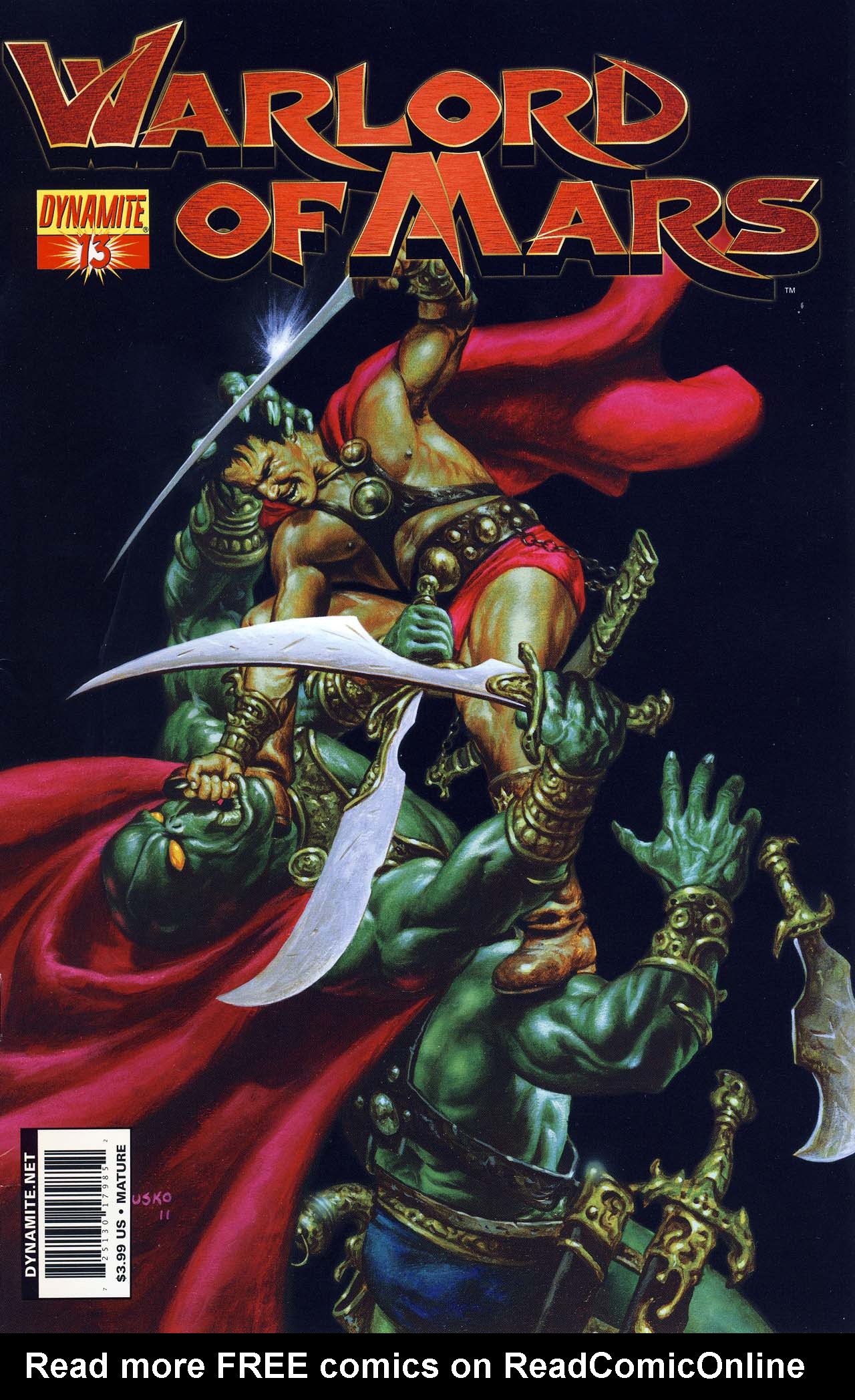 Read online Warlord of Mars comic -  Issue #13 - 1