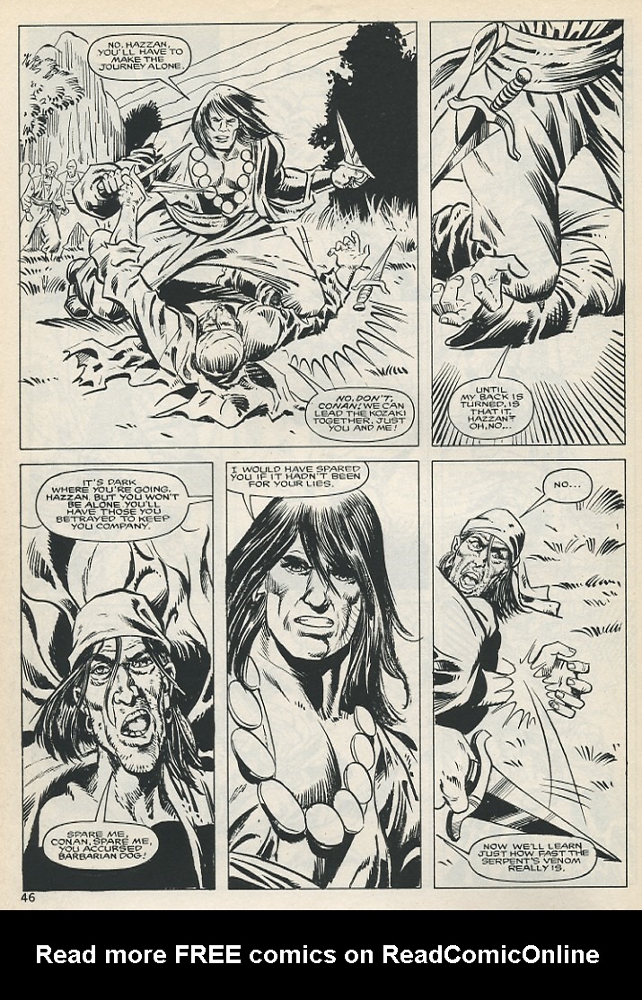 Read online The Savage Sword Of Conan comic -  Issue #131 - 46