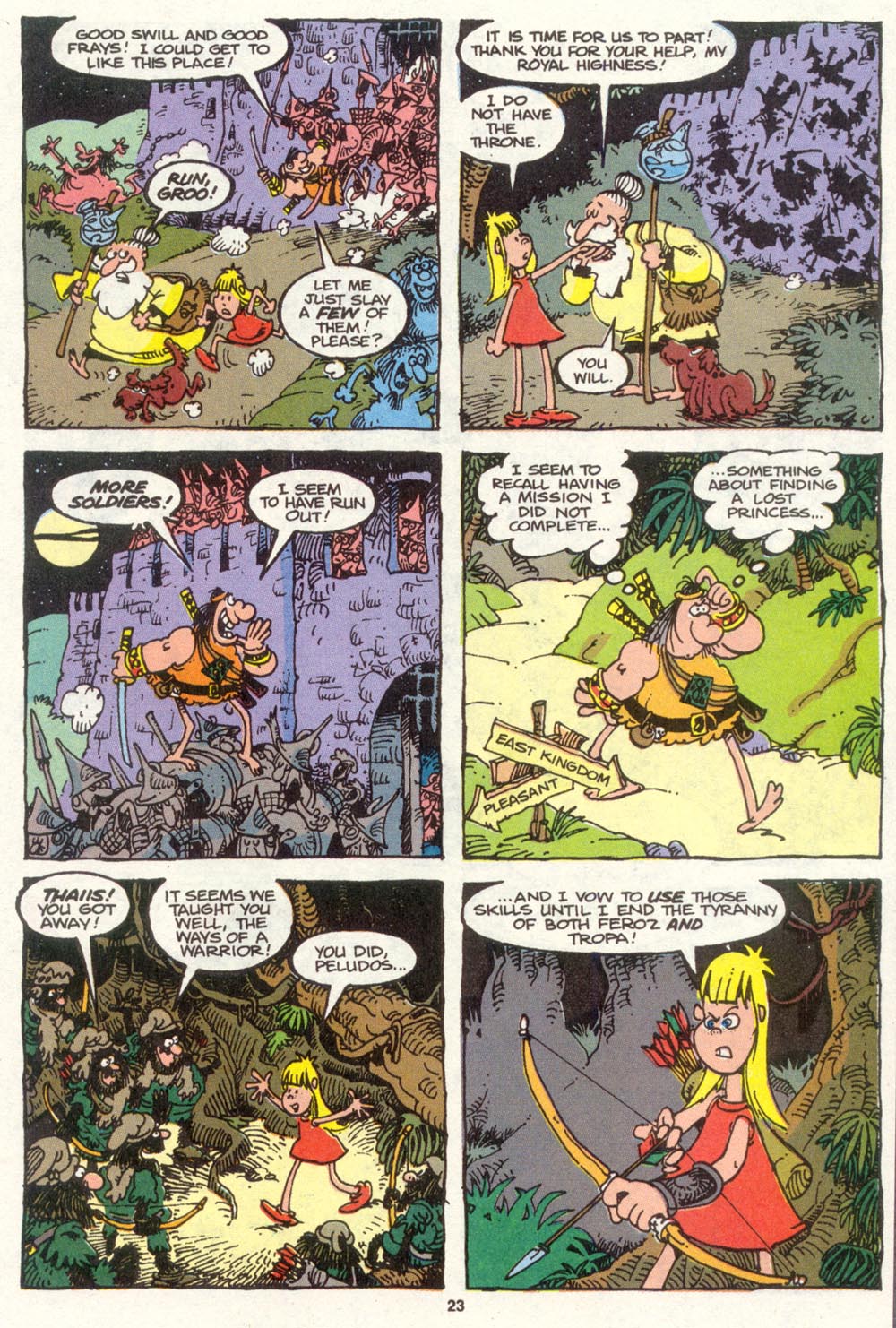 Read online Sergio Aragonés Groo the Wanderer comic -  Issue #83 - 17