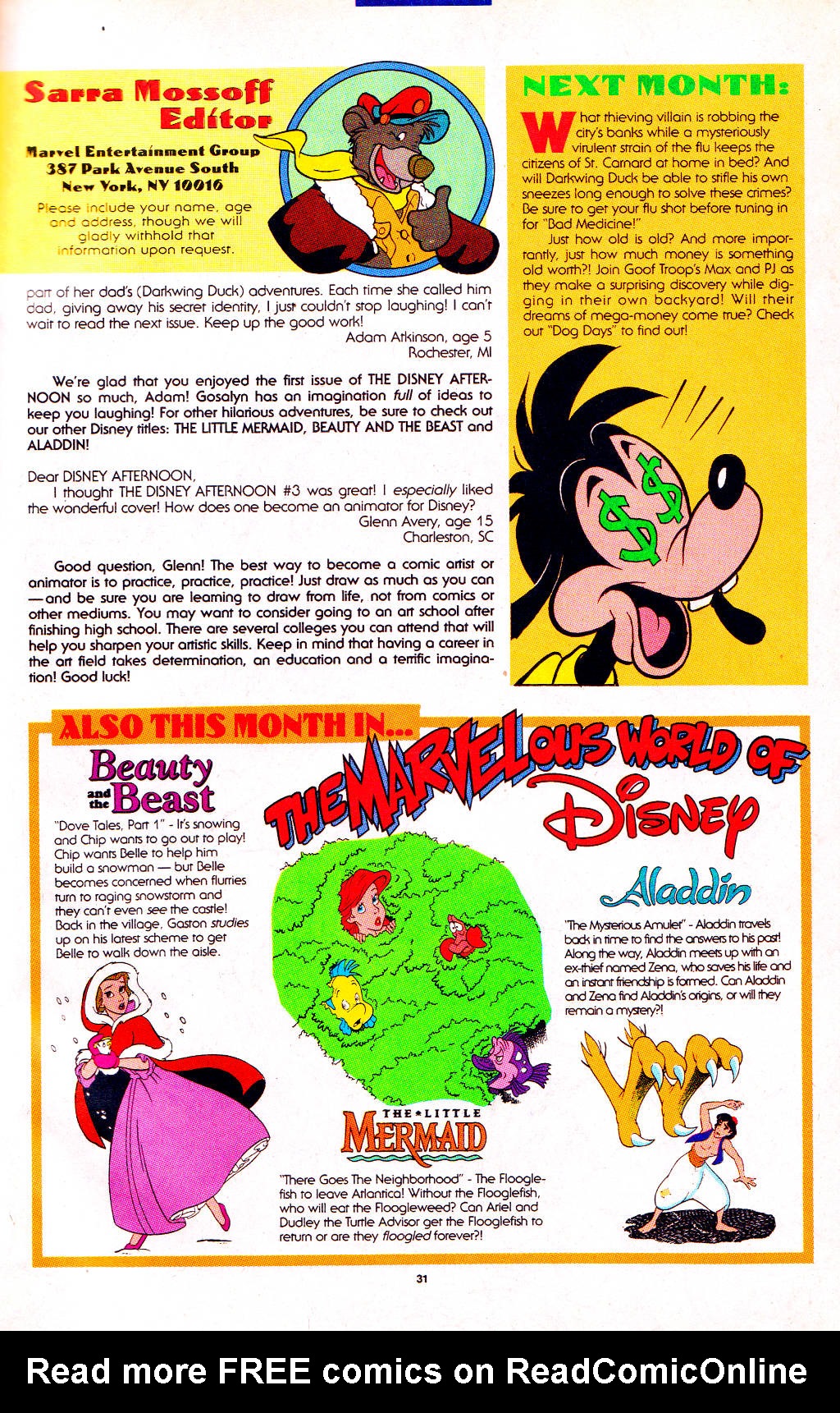 Read online The Disney Afternoon comic -  Issue #5 - 33