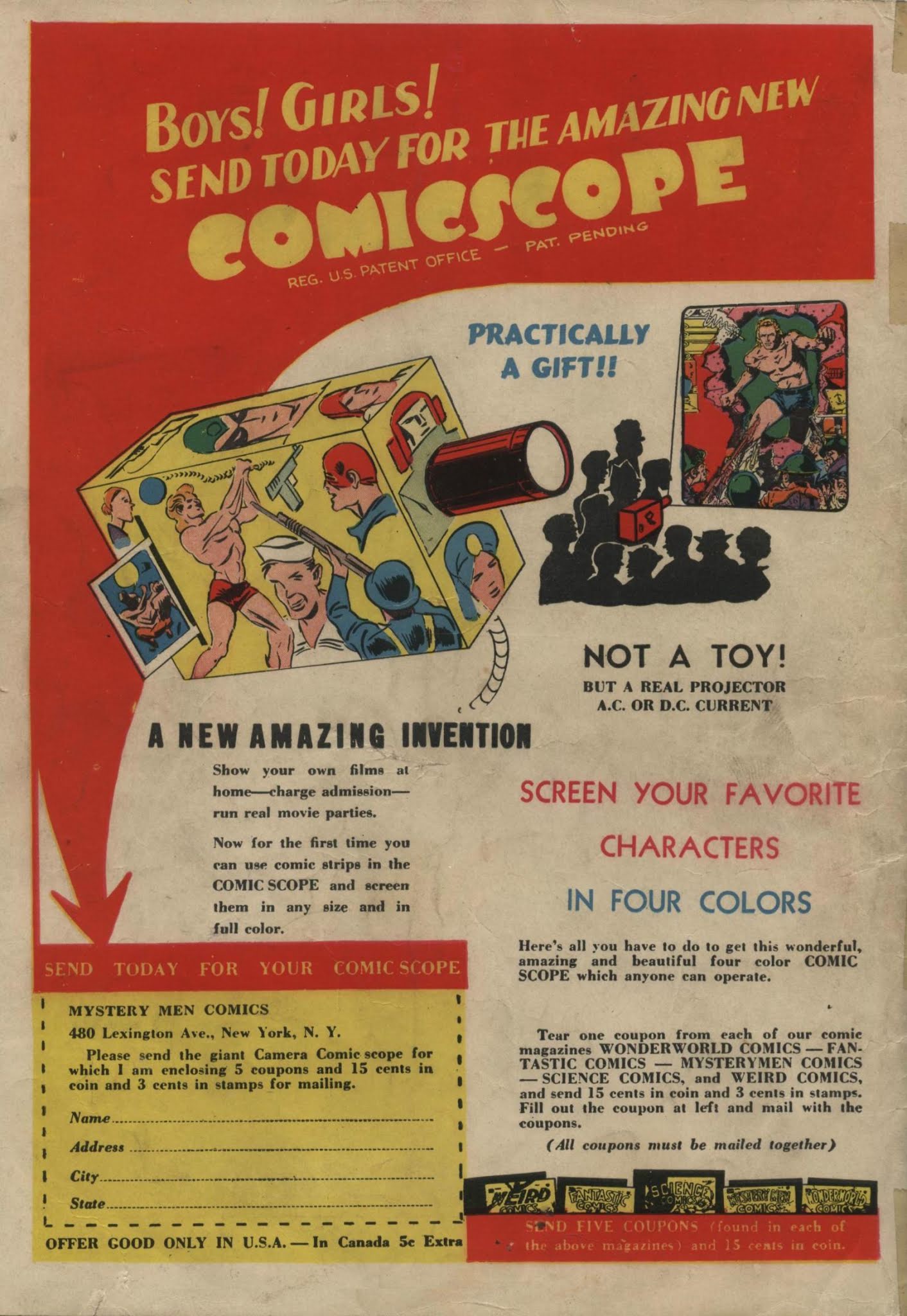 Read online Mystery Men Comics comic -  Issue #10 - 68