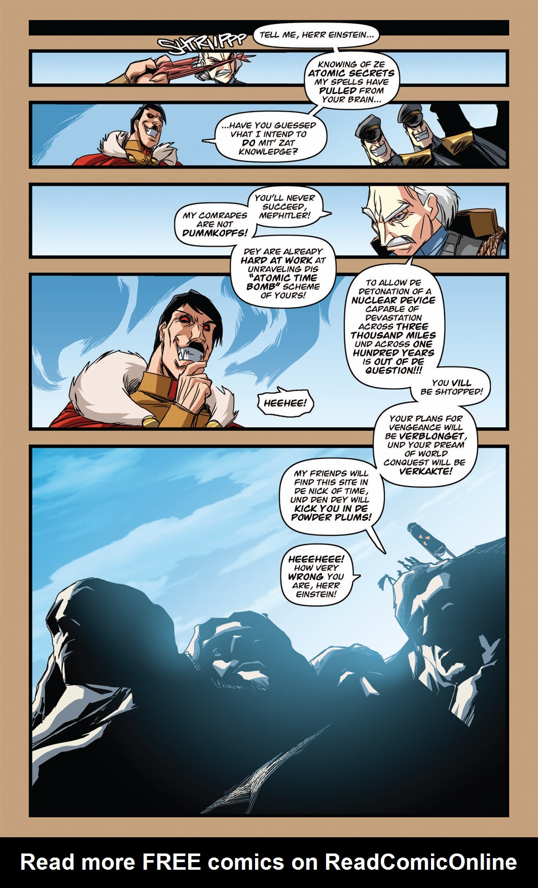 Read online Time Lincoln: Fists of Führer comic -  Issue # Full - 19