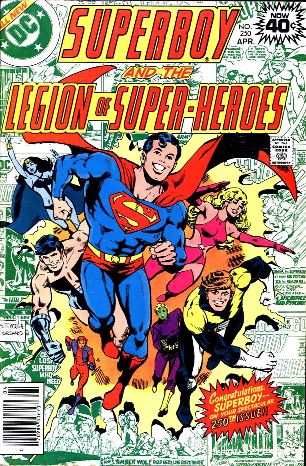 Read online Superboy and the Legion of Super-Heroes (1977) comic -  Issue #250 - 1