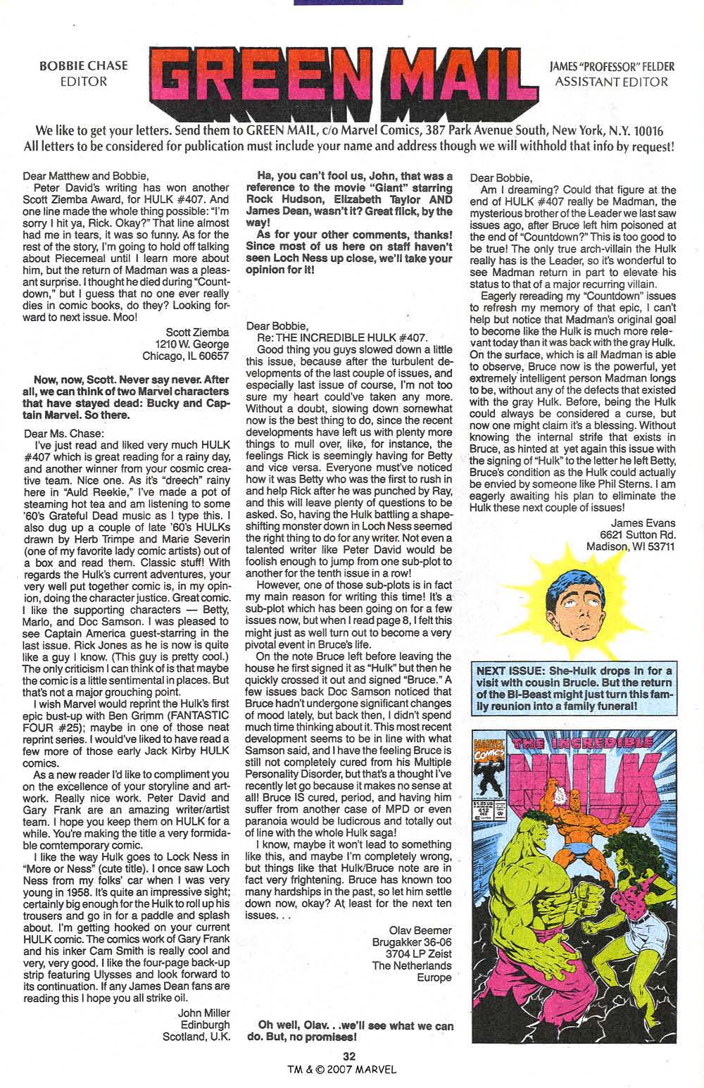 Read online The Incredible Hulk (1968) comic -  Issue #411 - 34