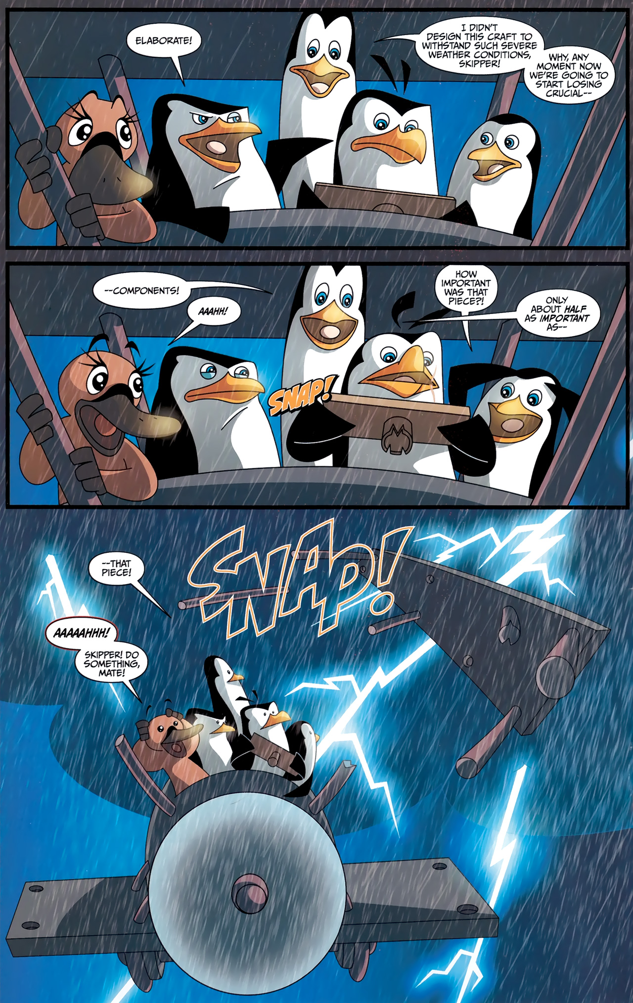 Read online Penguins of Madagascar comic -  Issue #3 - 4