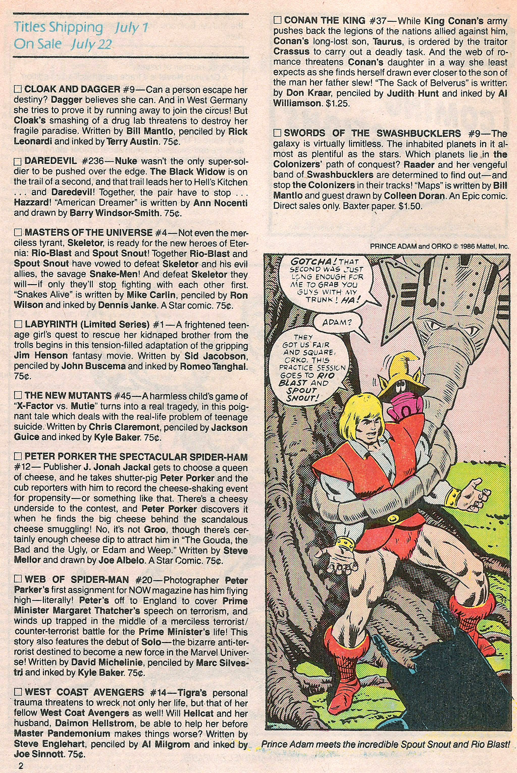 Read online Marvel Age comic -  Issue #43 - 4