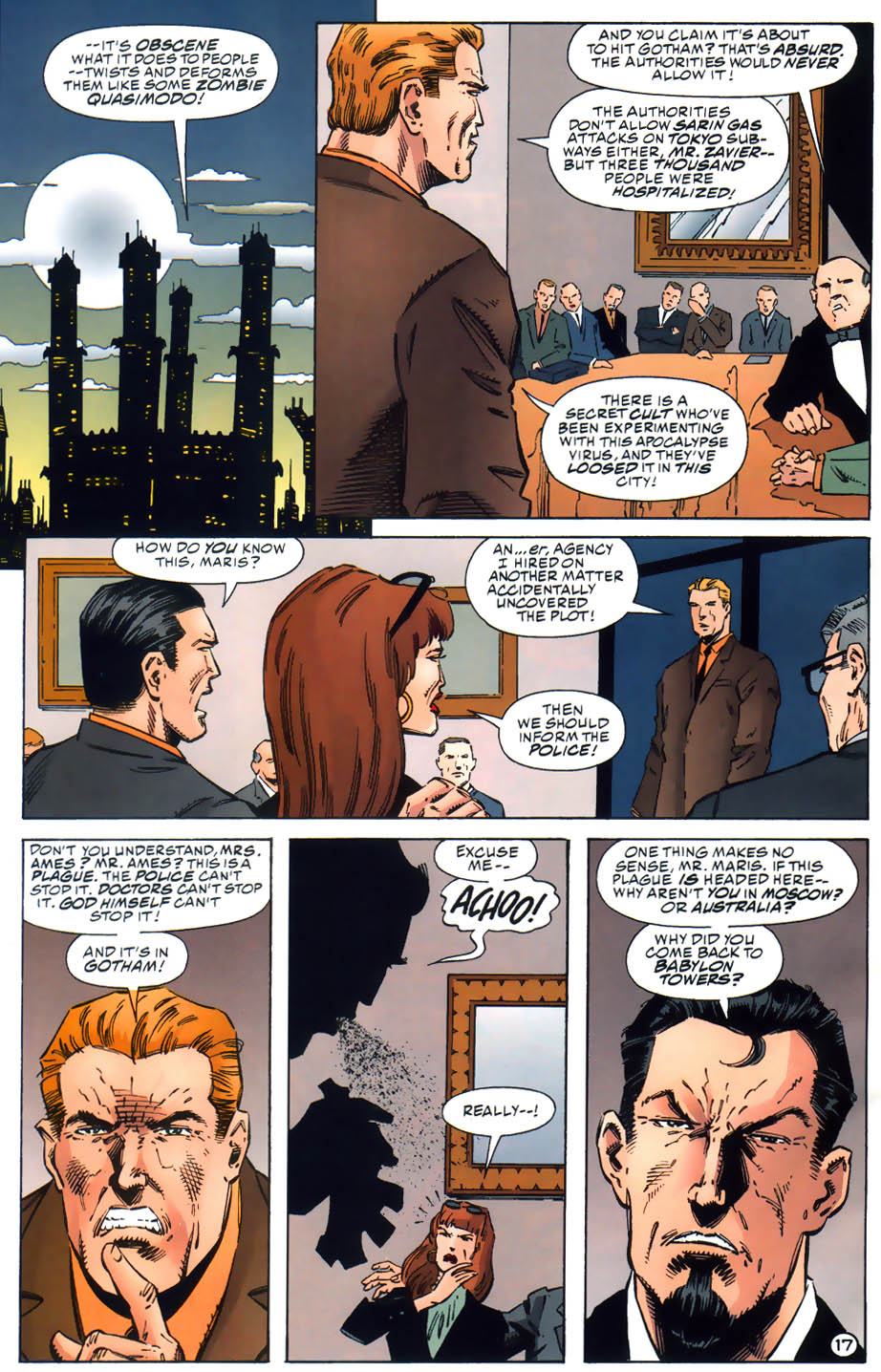 Read online Batman: Contagion comic -  Issue #1 - 19