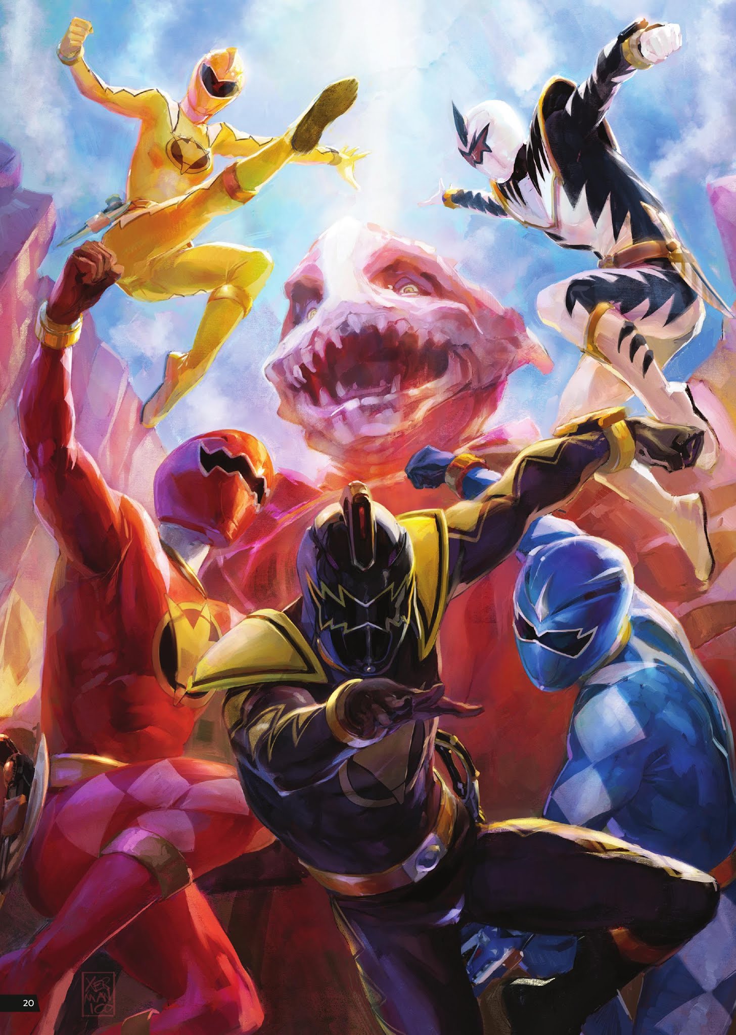 Read online Saban's Power Rangers Artist Tribute comic -  Issue # TPB - 19