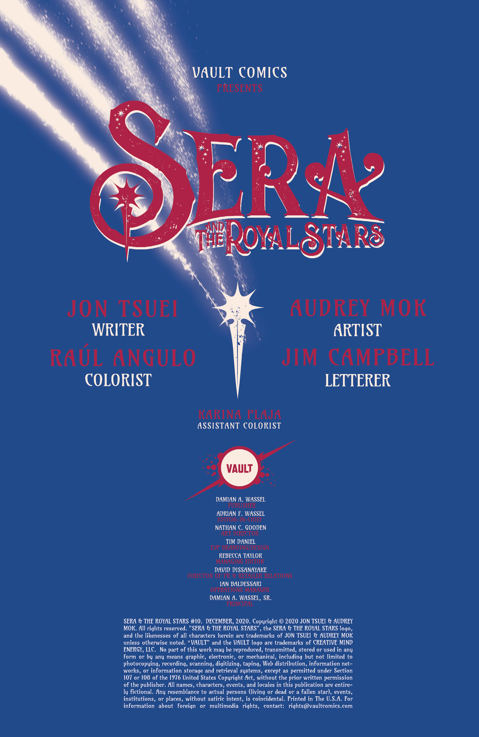 Read online Sera & the Royal Stars comic -  Issue #10 - 2