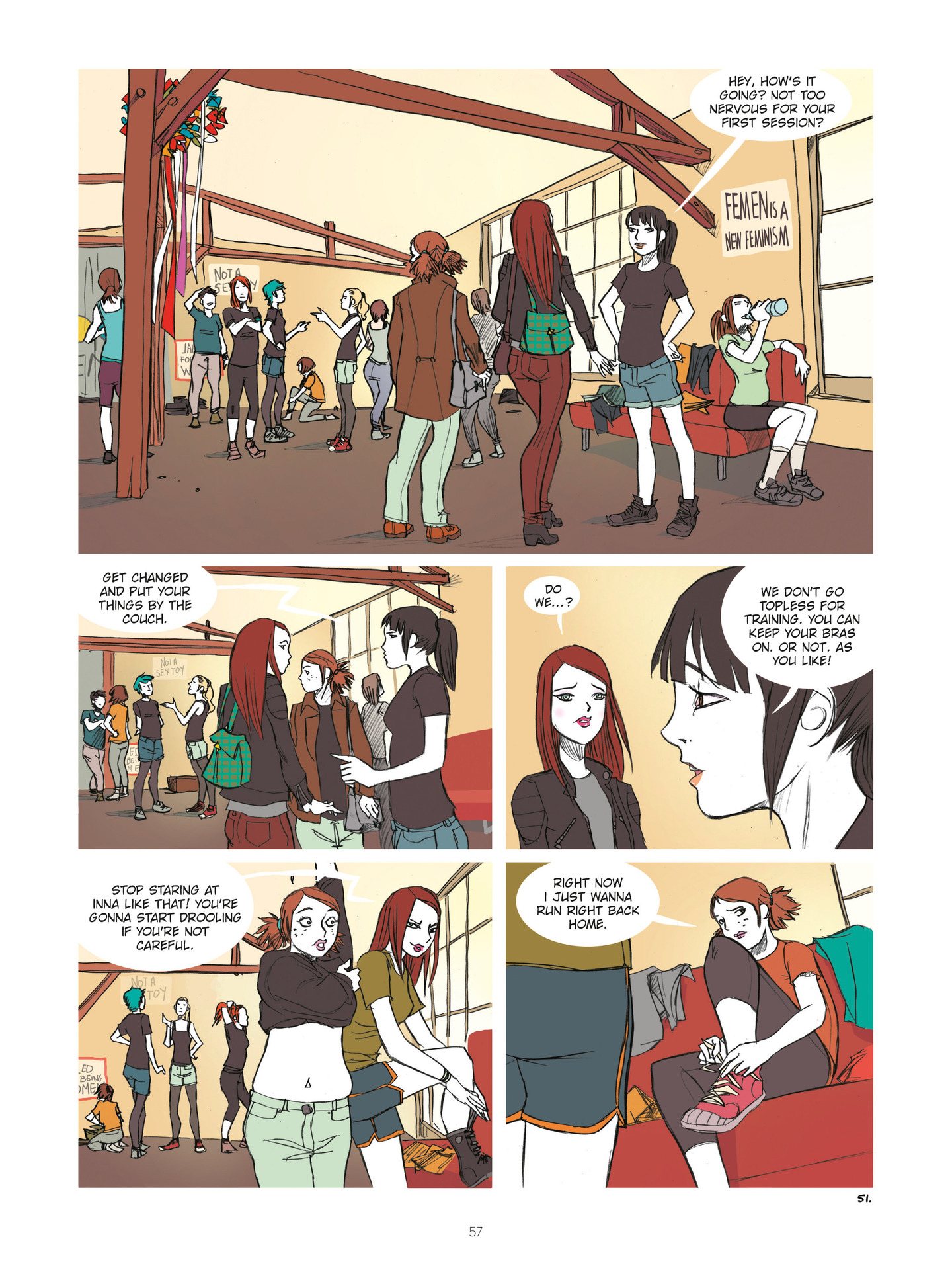 Read online Diary of A Femen comic -  Issue # TPB - 59