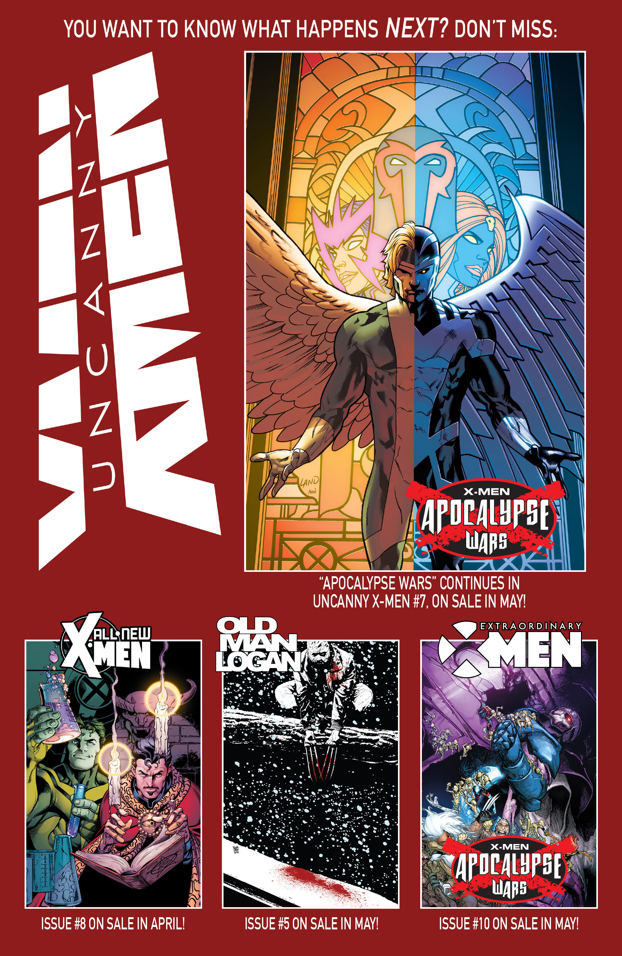 Read online X-Men: Apocalypse Wars comic -  Issue # TPB 1 - 151