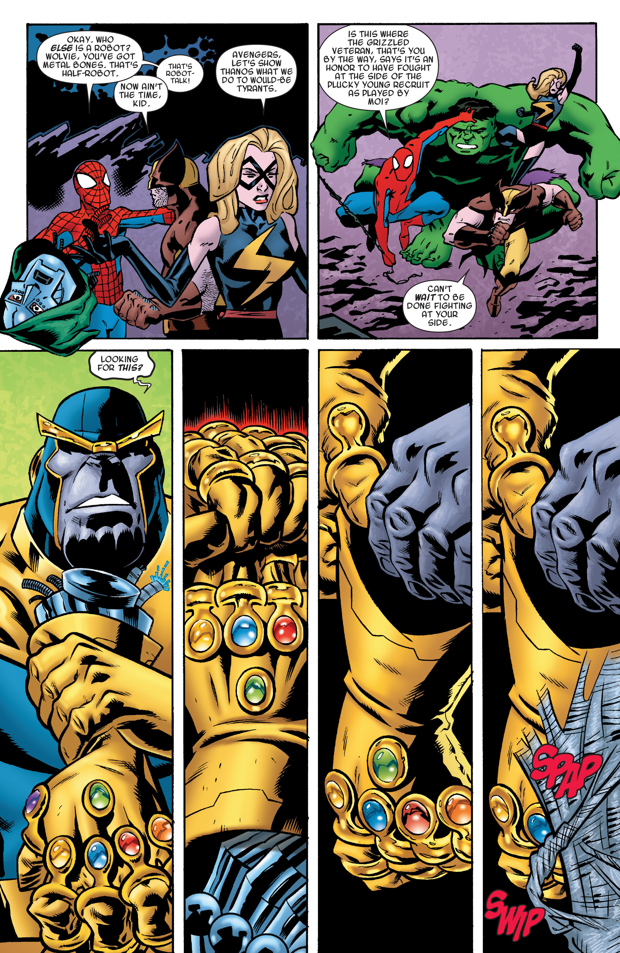 Read online Avengers & the Infinity Gauntlet comic Issue 4