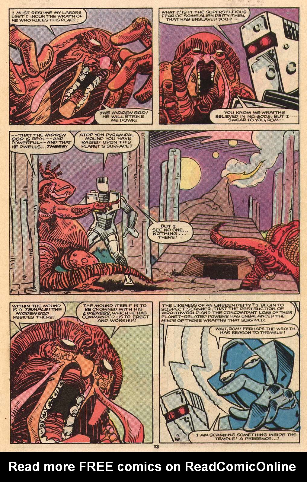 Read online ROM (1979) comic -  Issue #70 - 13