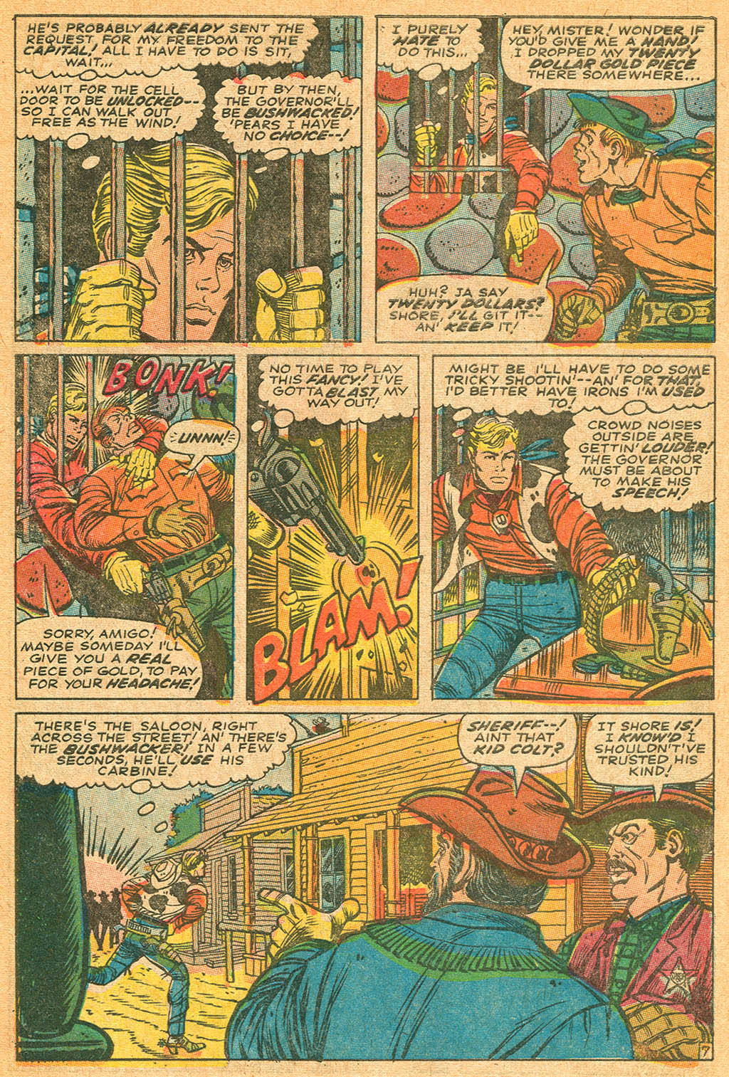 Read online Kid Colt Outlaw comic -  Issue #138 - 10