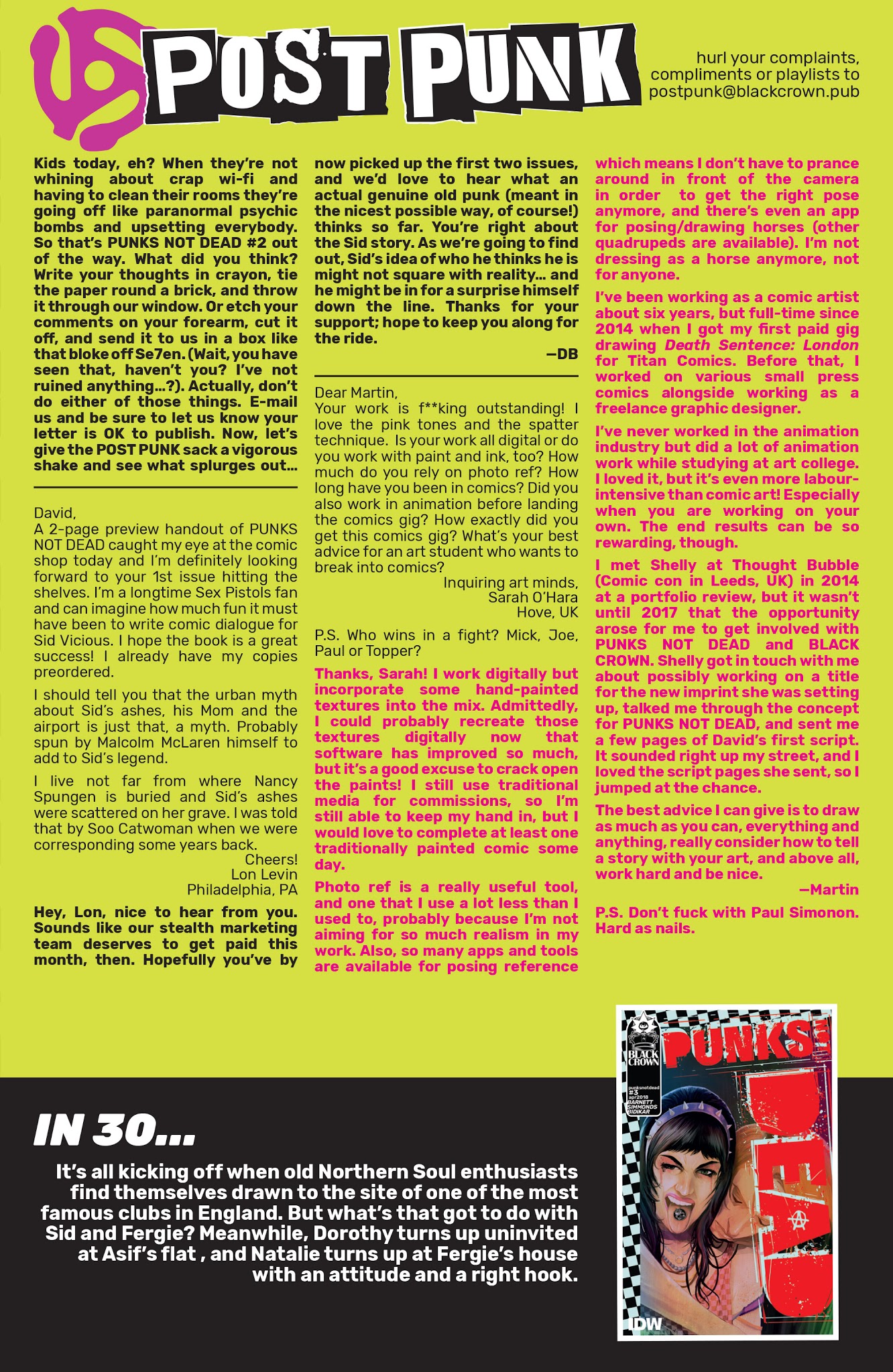 Read online Punks Not Dead comic -  Issue #2 - 27