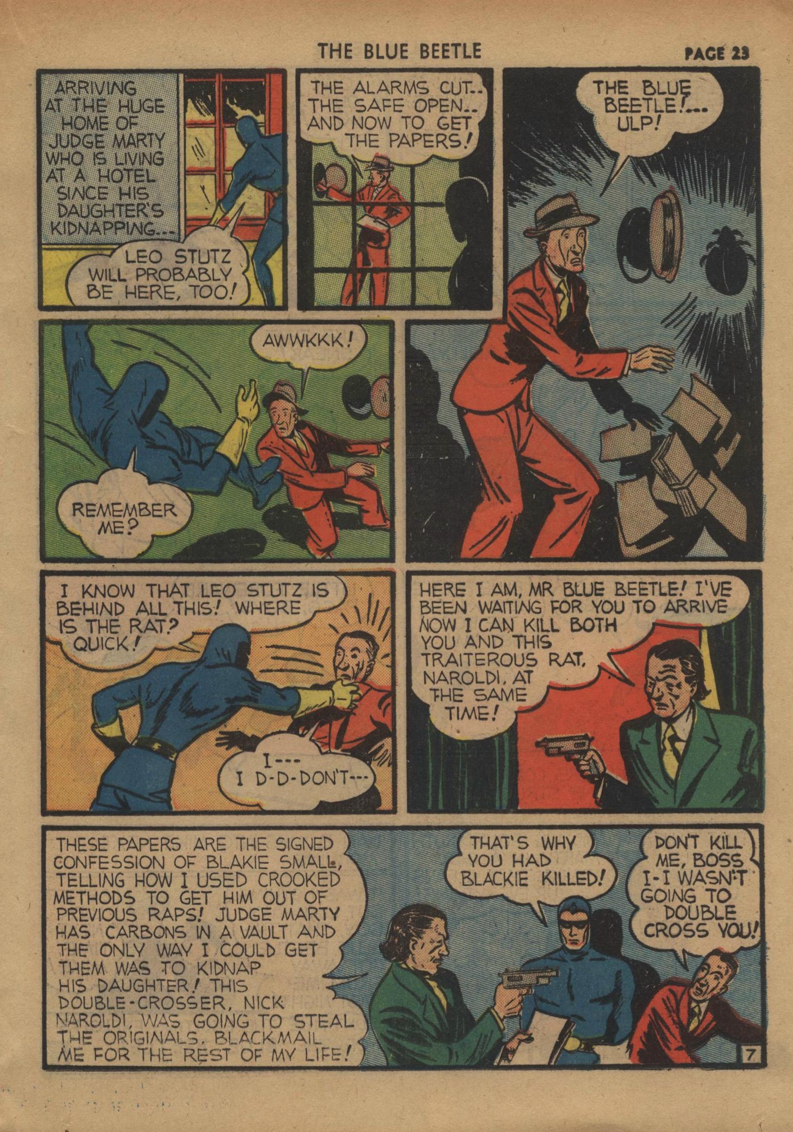 Read online The Blue Beetle comic -  Issue #2 - 25