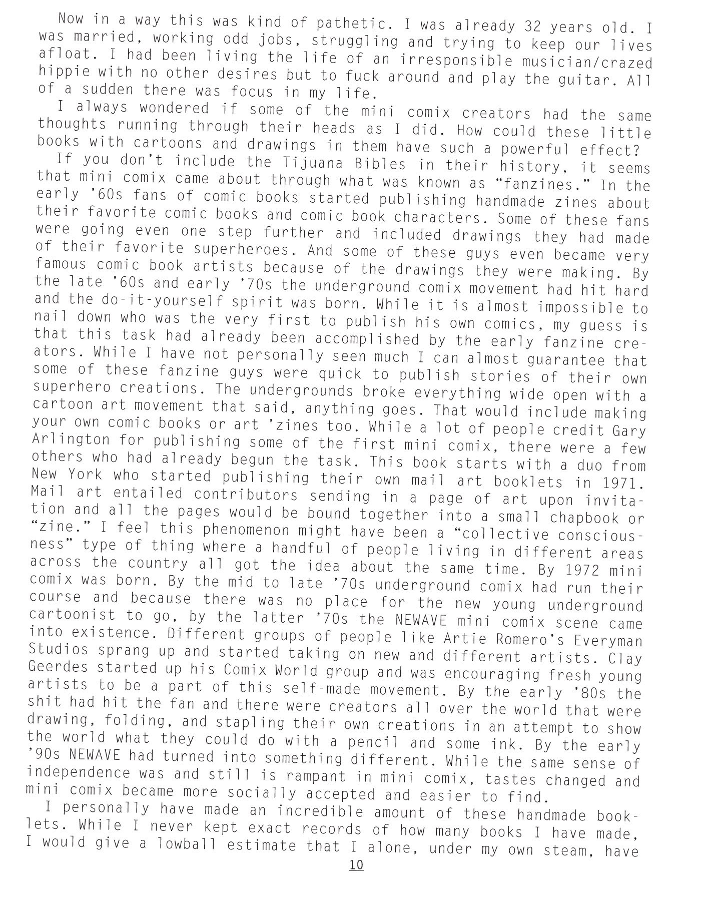 Read online NEWAVE! The Underground Mini Comix of the 1980's comic -  Issue # TPB (Part 1) - 9