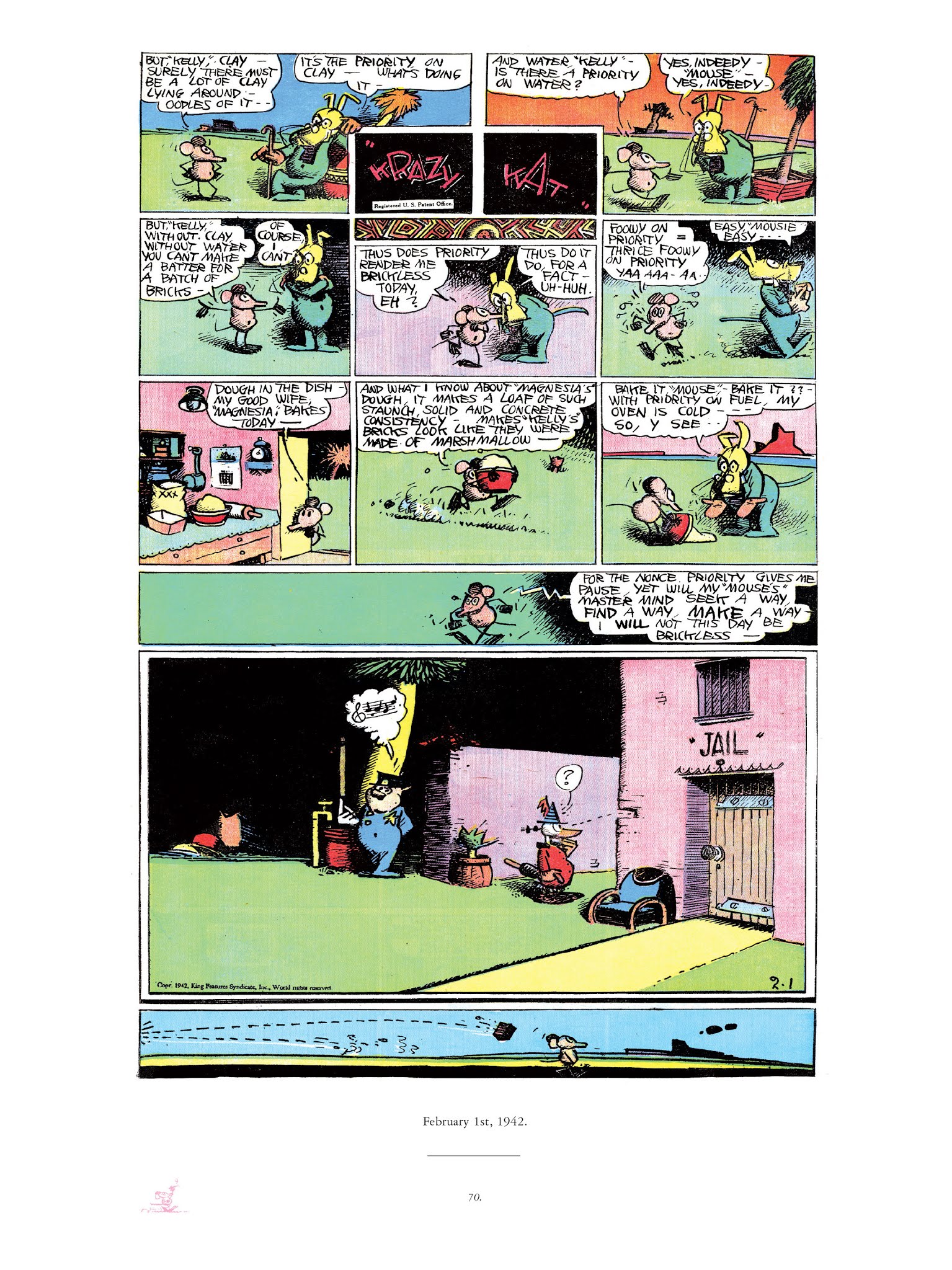 Read online Krazy & Ignatz comic -  Issue # TPB 12 - 69