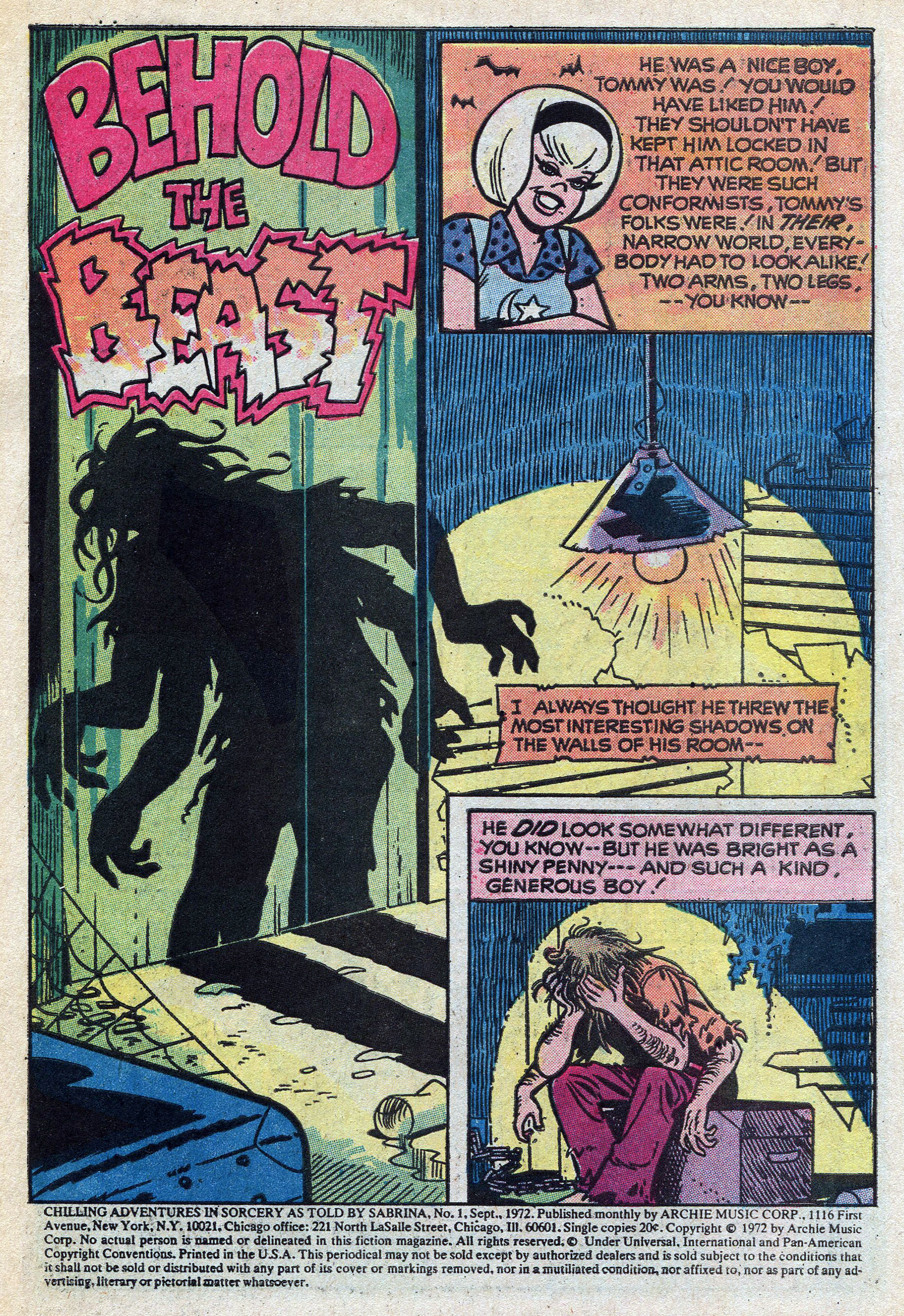 Read online Chilling Adventures In Sorcery (1973) comic -  Issue #1 - 3