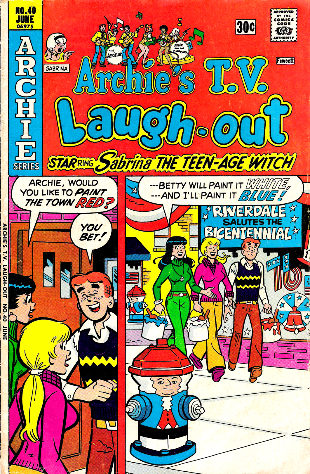 Read online Archie's TV Laugh-Out comic -  Issue #40 - 1