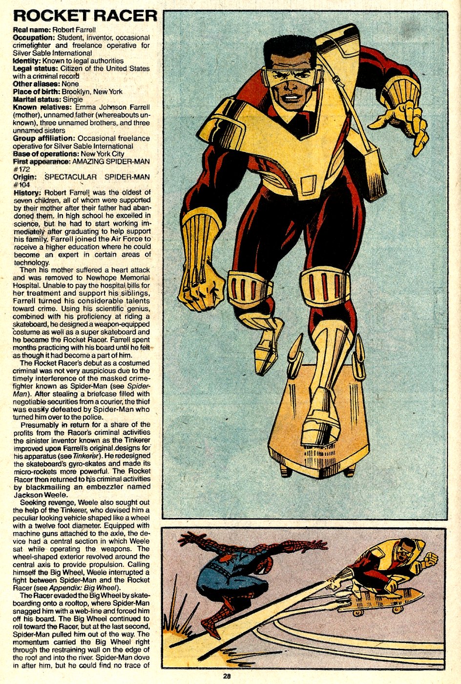 Read online The Official Handbook of the Marvel Universe: Update '89 comic -  Issue #6 - 30
