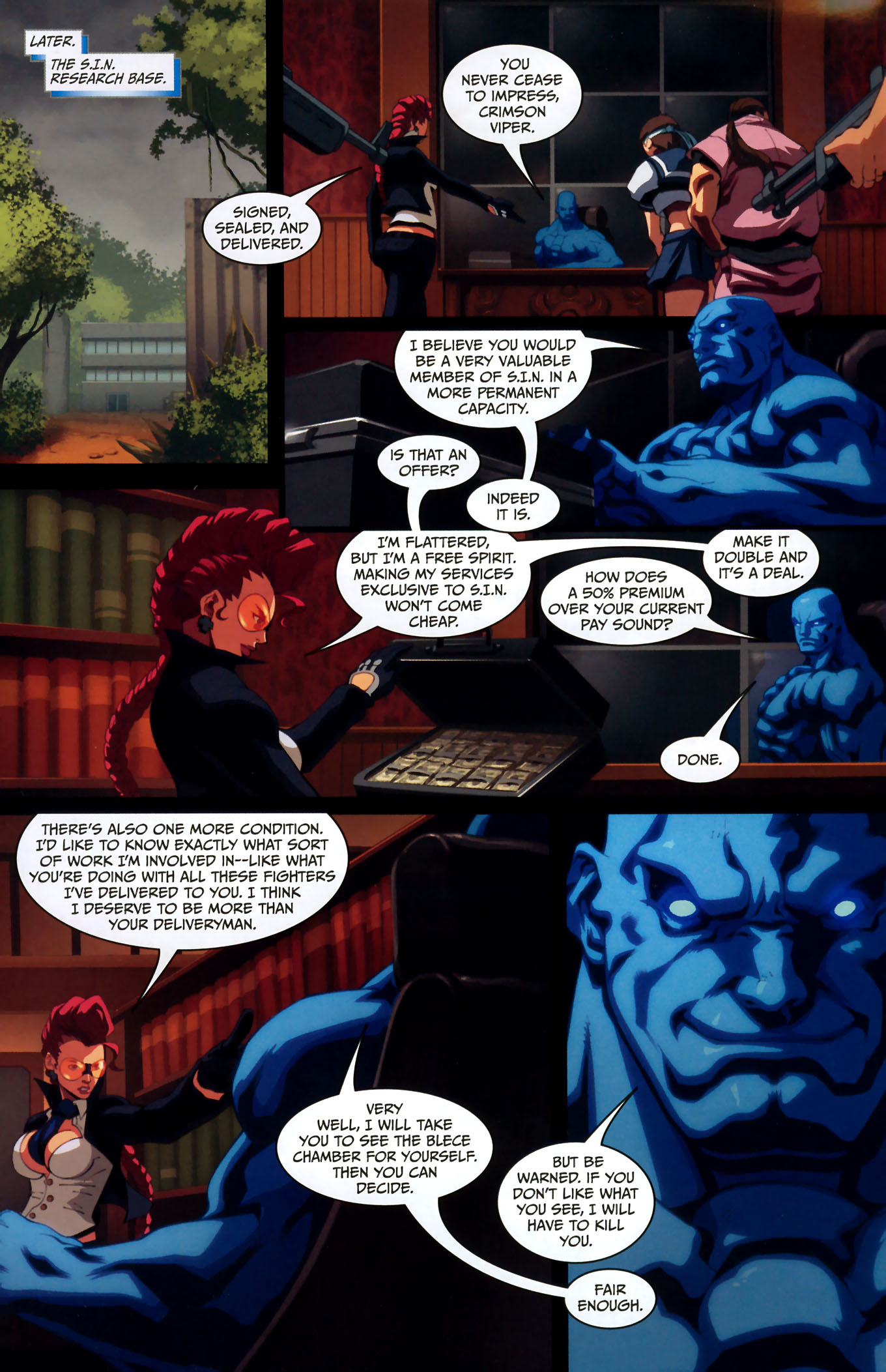 Read online Street Fighter IV comic -  Issue #3 - 12