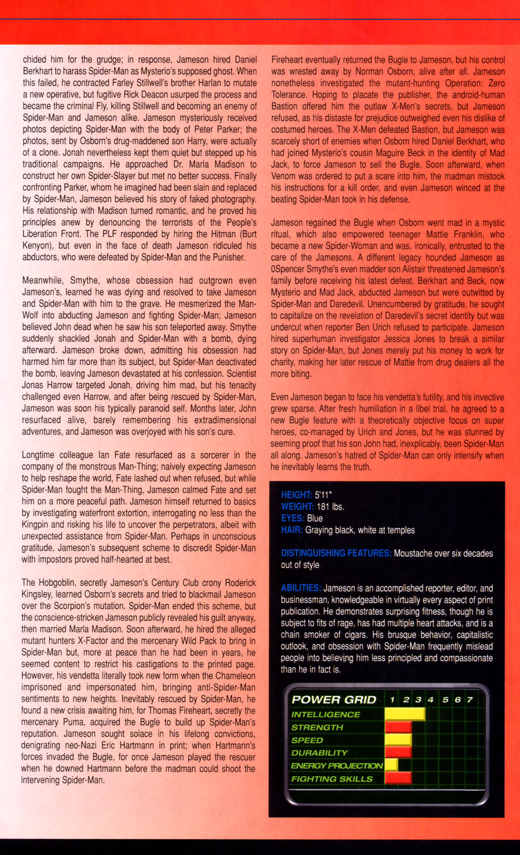 Read online Official Handbook of the Marvel Universe: Spider-Man 2005 comic -  Issue # Full - 25