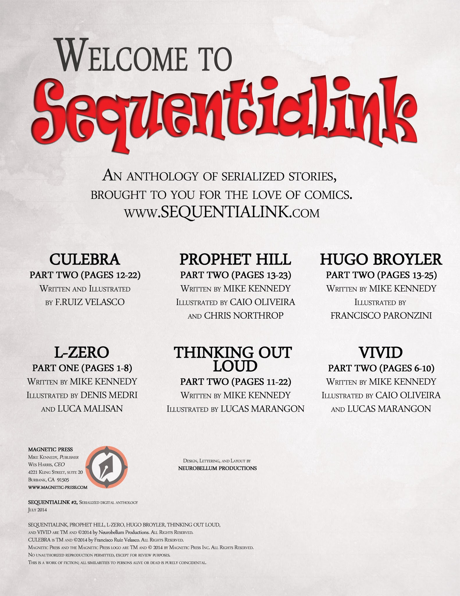 Read online Sequentialink comic -  Issue #2 - 2