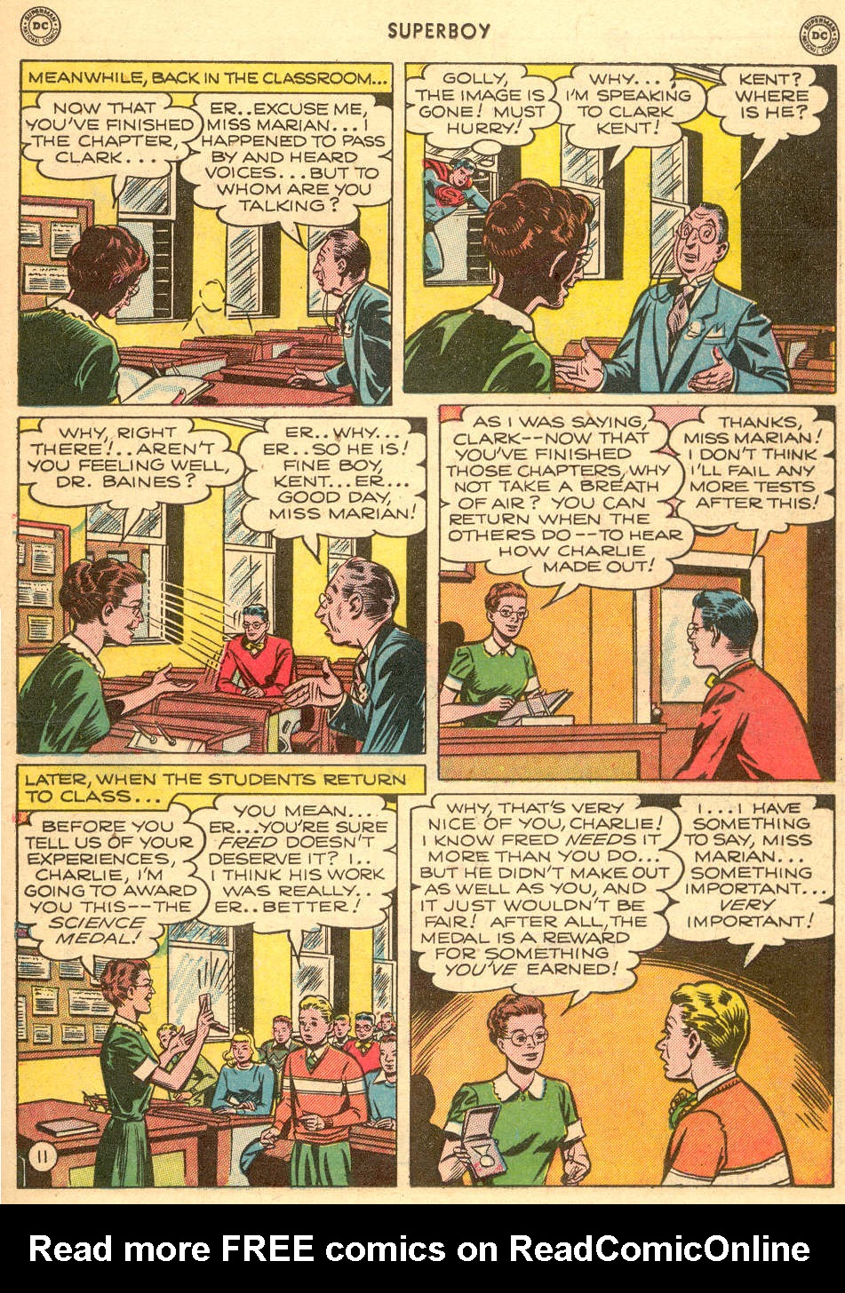 Read online Superboy (1949) comic -  Issue #9 - 25