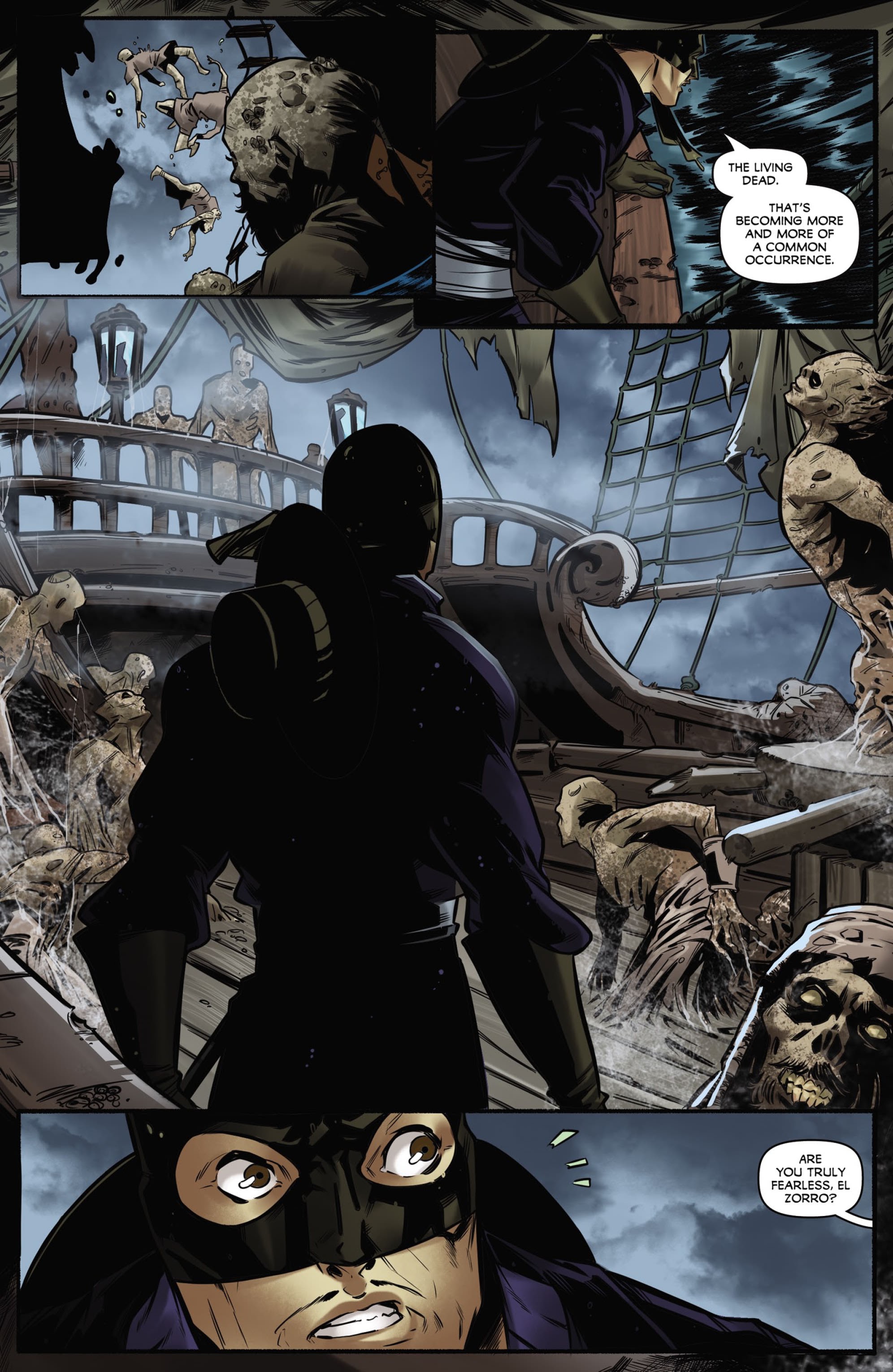 Read online Zorro: Galleon Of the Dead comic -  Issue #2 - 16
