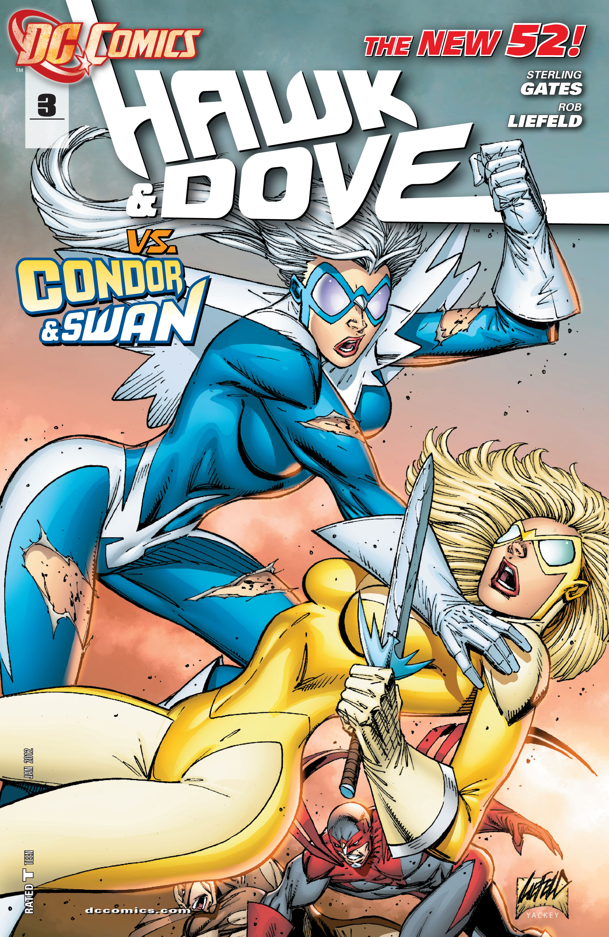 Read online Hawk & Dove comic -  Issue #3 - 1