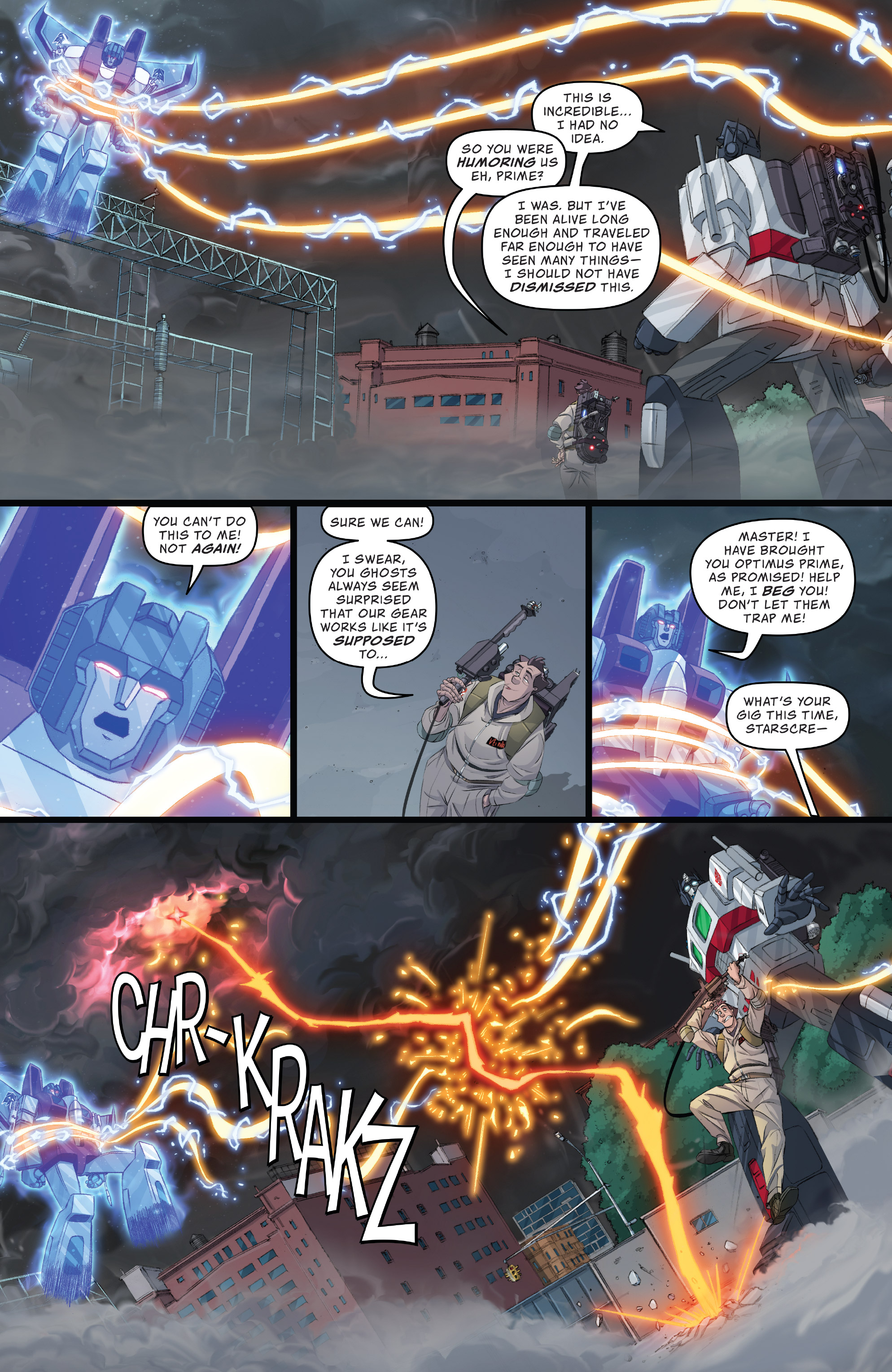 Read online Transformers/Ghostbusters comic -  Issue #4 - 12