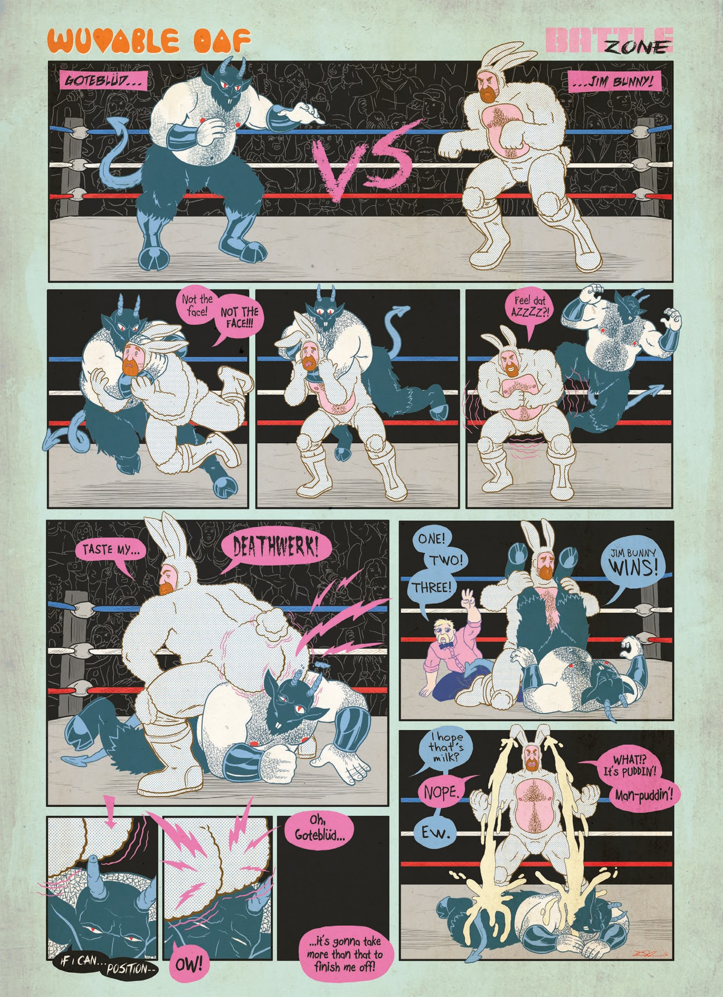 Read online Wuvable Oaf: Blood & Metal comic -  Issue # TPB - 13