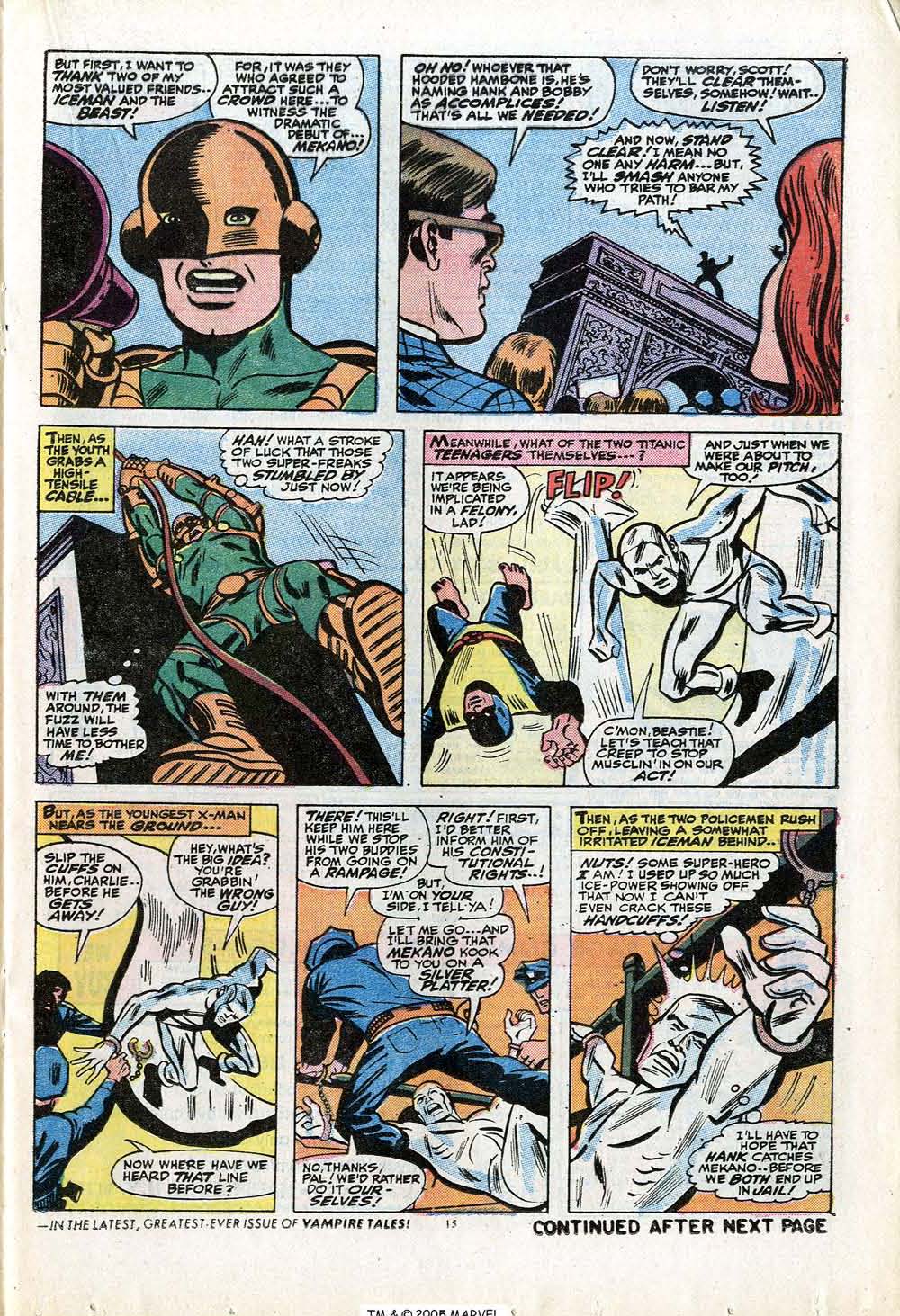 Read online Uncanny X-Men (1963) comic -  Issue #84 - 17