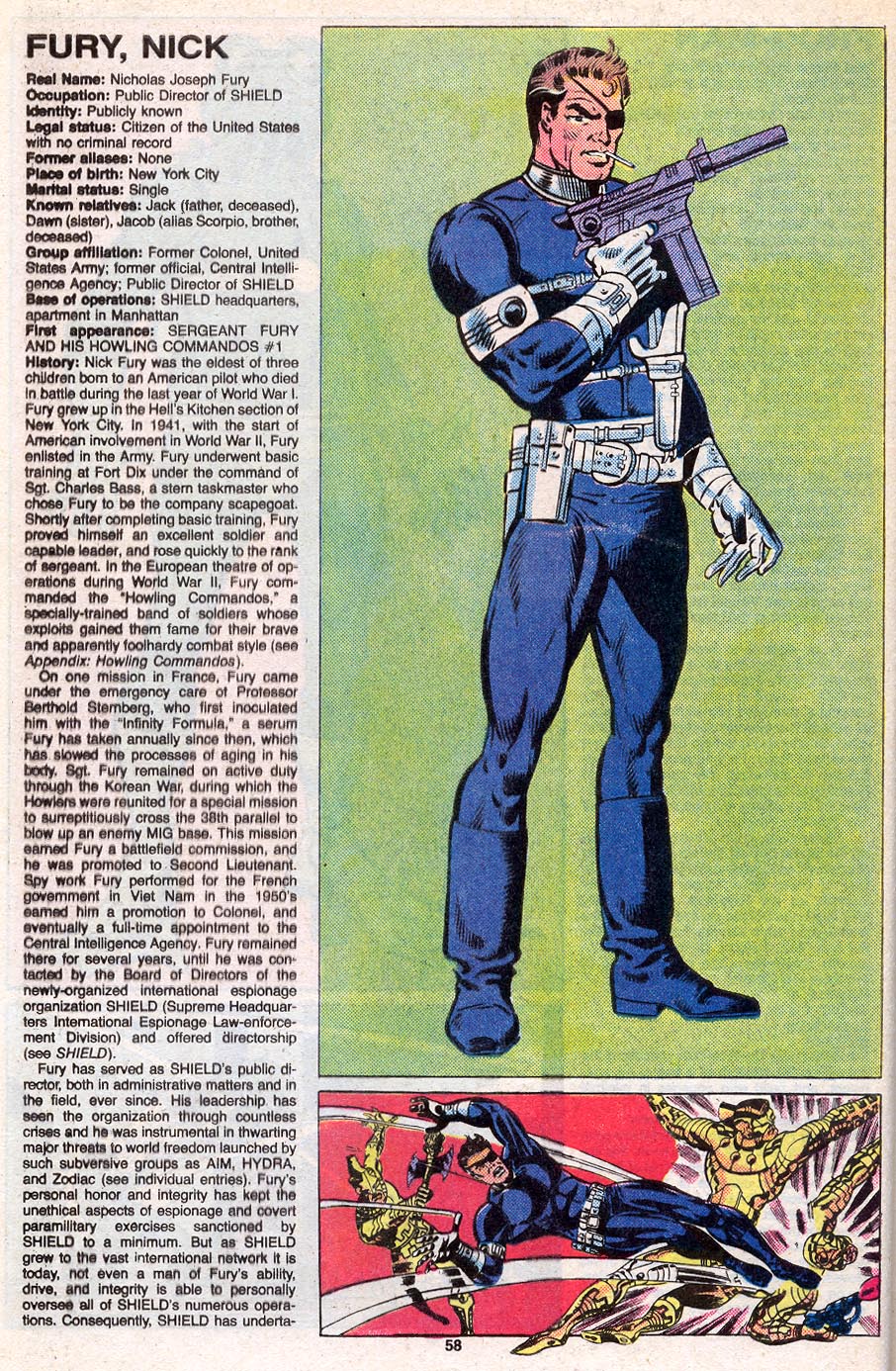 Read online The Official Handbook of the Marvel Universe Deluxe Edition comic -  Issue #4 - 60