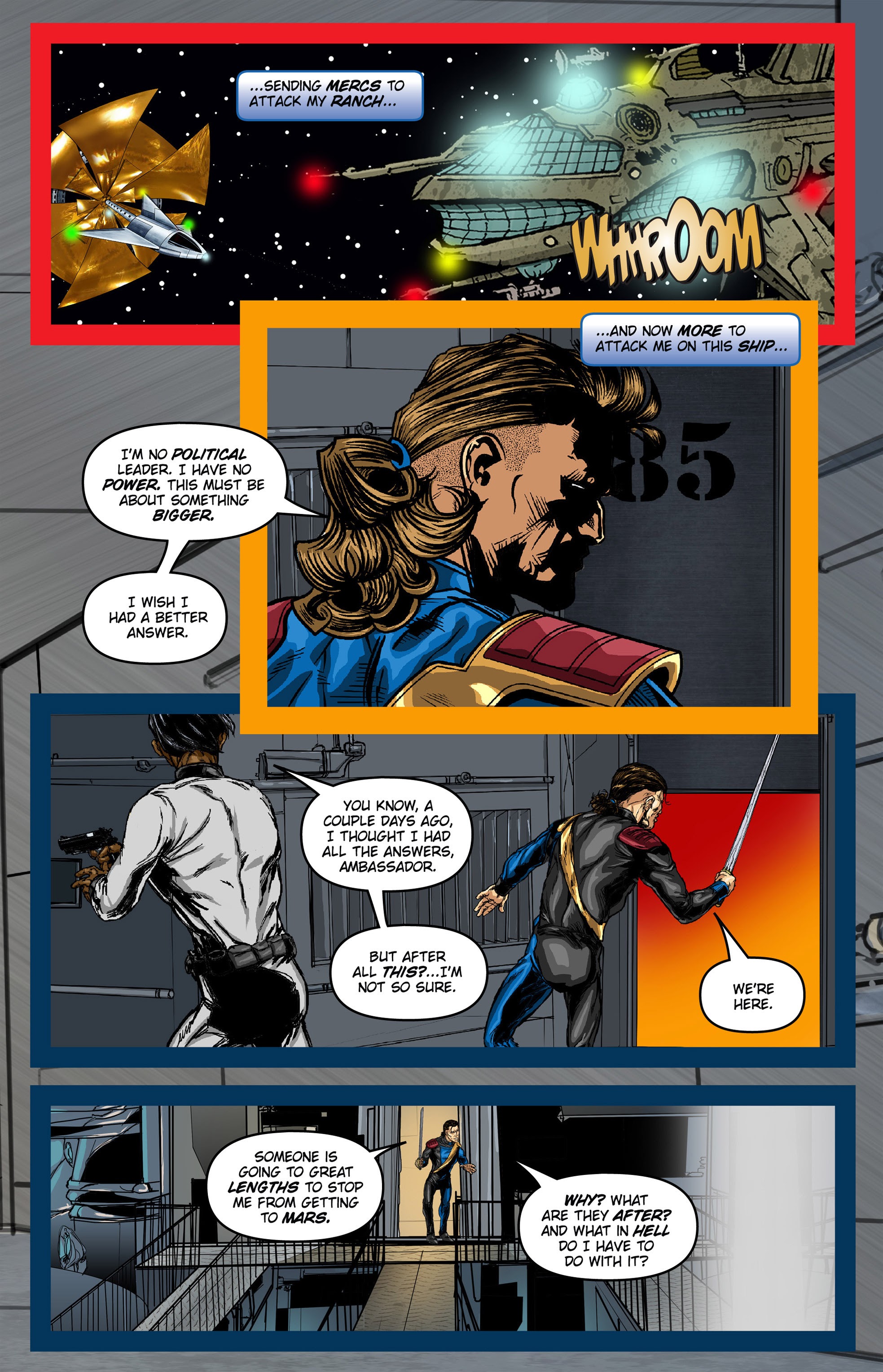 Read online William Shatner's Man O' War comic -  Issue #7 - 22
