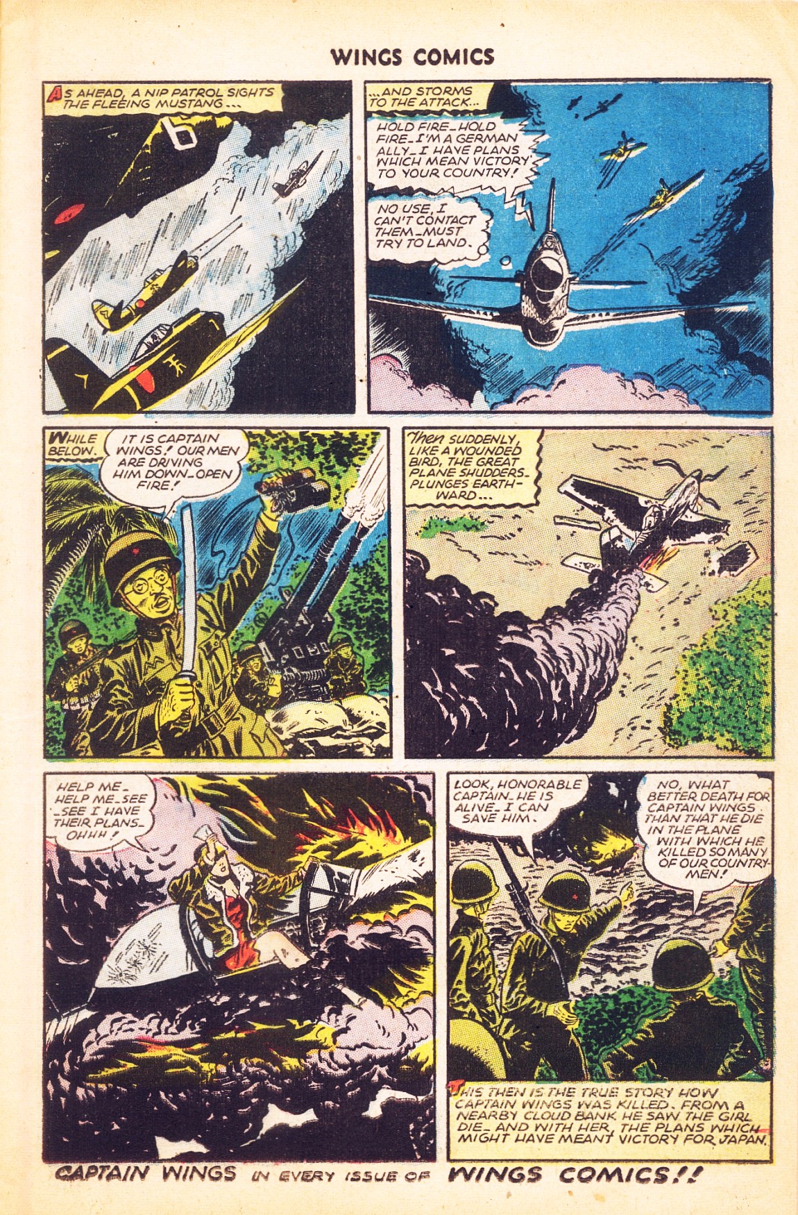 Read online Wings Comics comic -  Issue #62 - 11