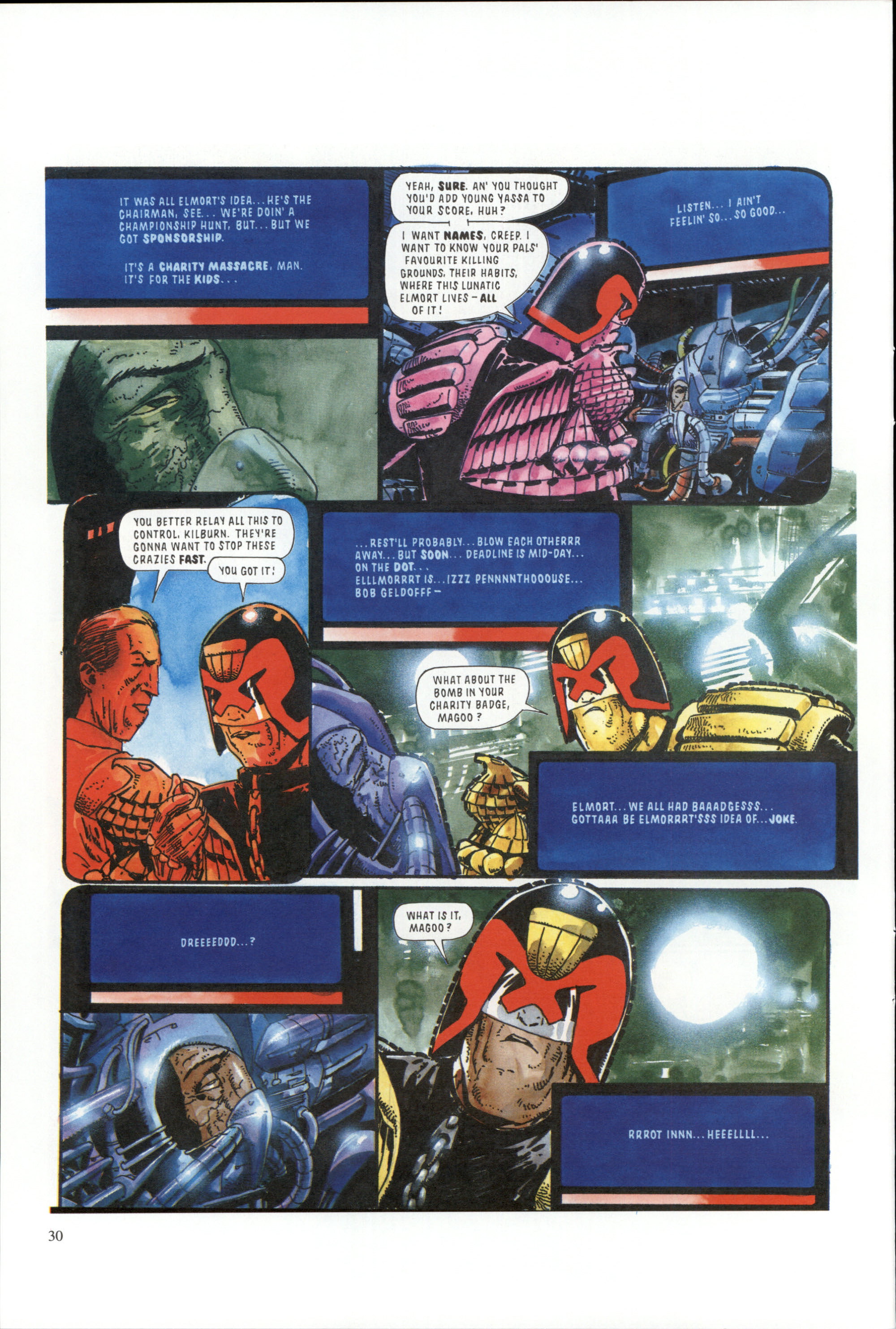 Read online Dredd Rules! comic -  Issue #19 - 32