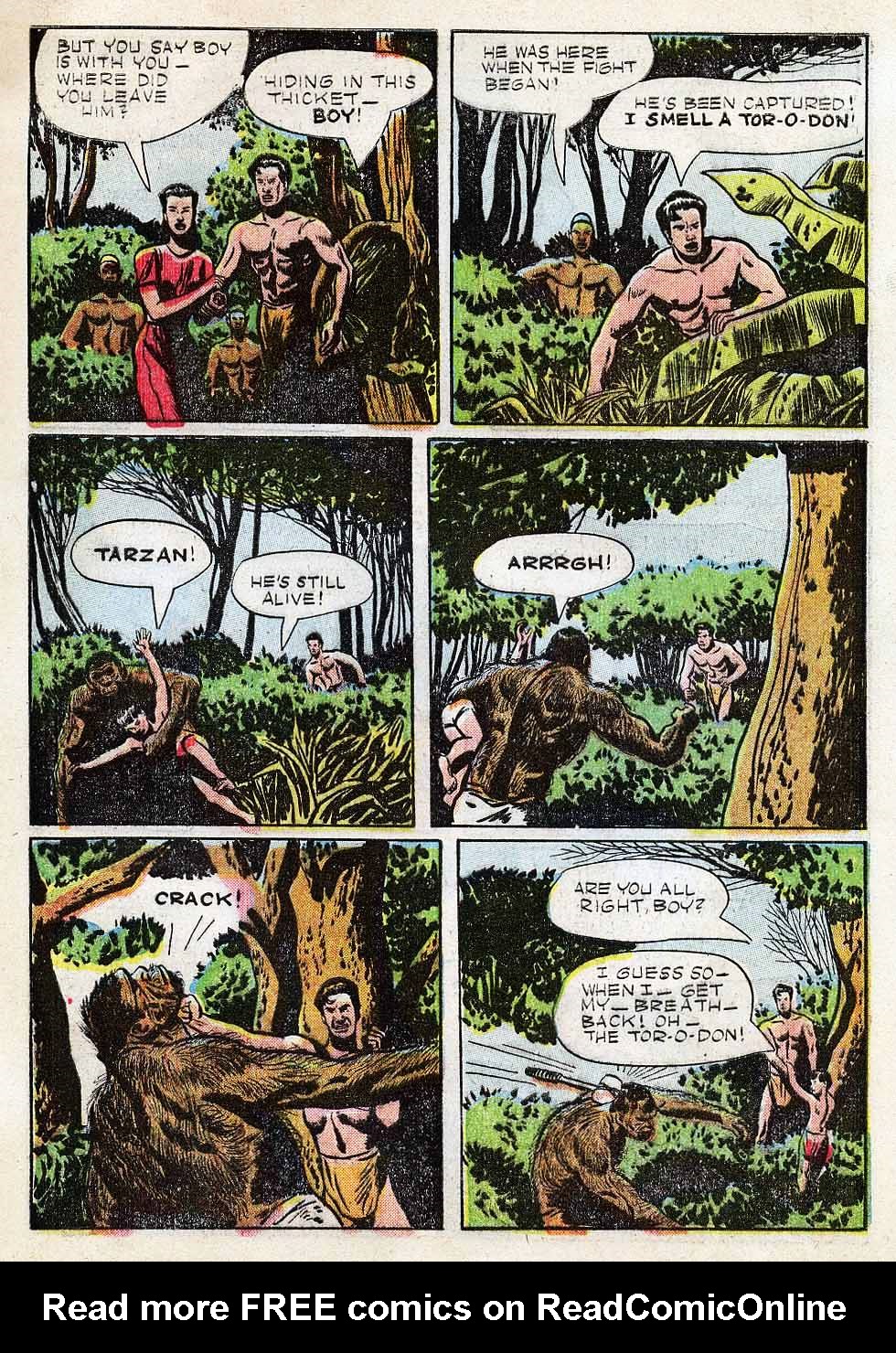 Read online Tarzan (1948) comic -  Issue #6 - 33