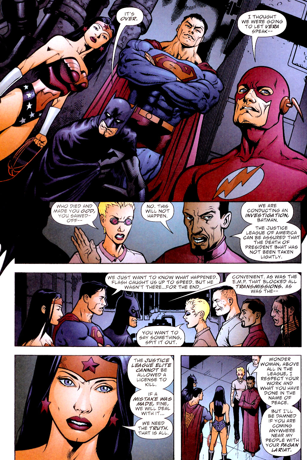 Read online Justice League Elite comic -  Issue #4 - 19