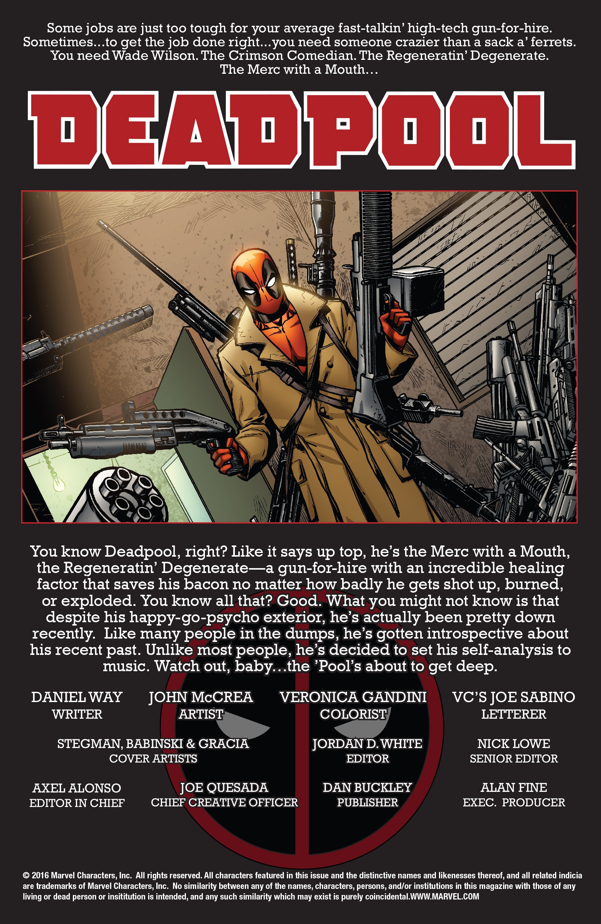 Read online True Believers: Deadpool the Musical comic -  Issue # Full - 2