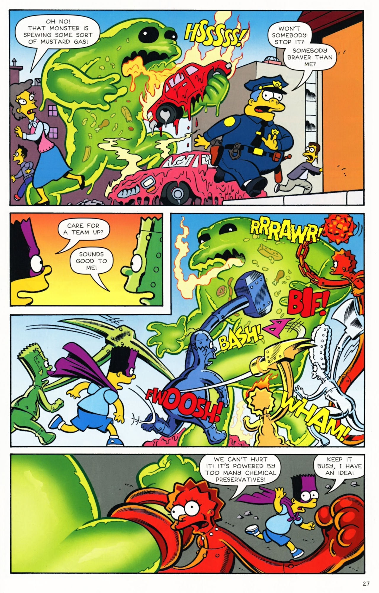 Read online Bongo Comics Presents Simpsons Super Spectacular comic -  Issue #12 - 29